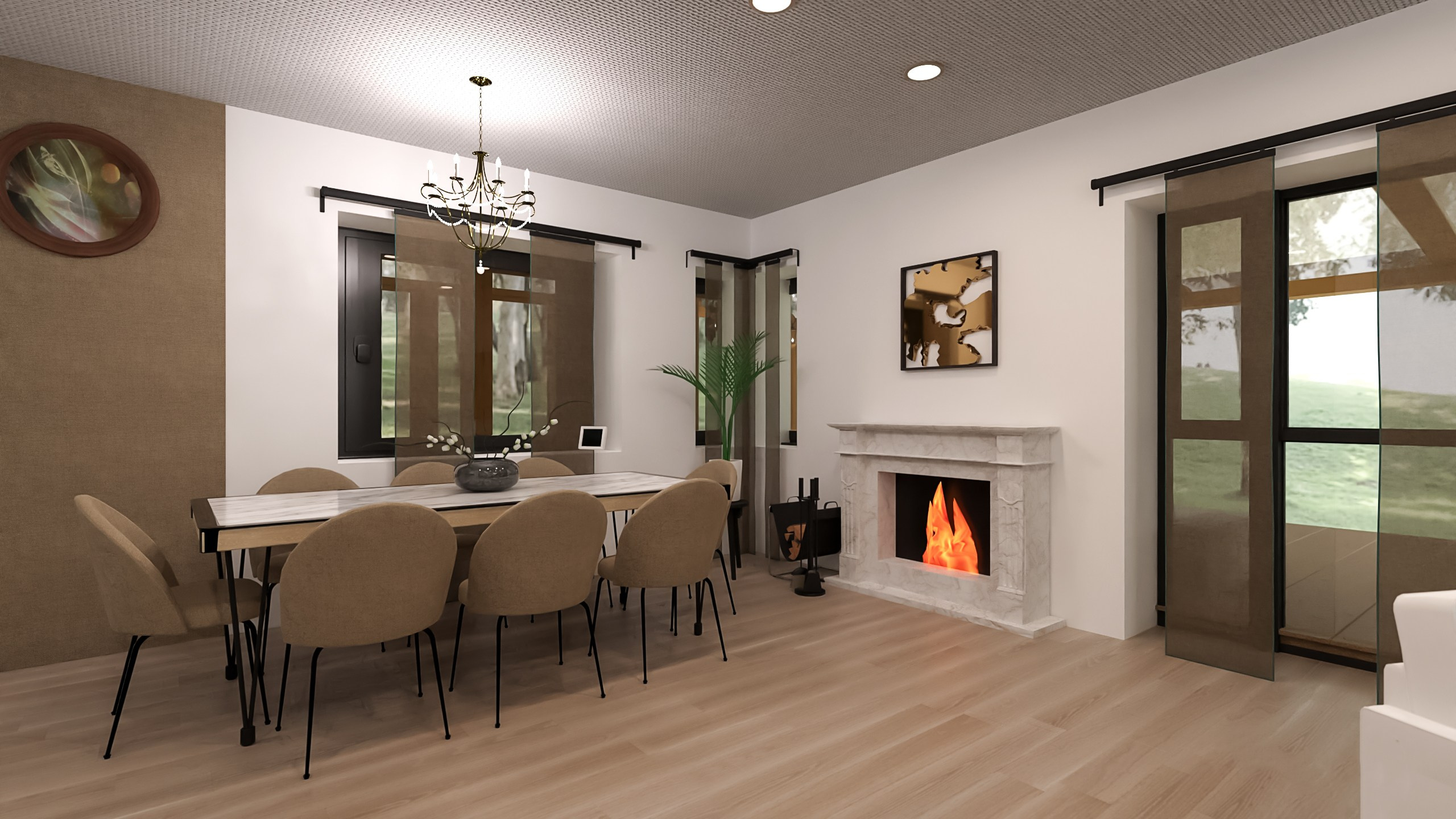 Namoar buto vizualizacija, planas 2D ir 3D. Elina Sapiega fotografė Vilniuje