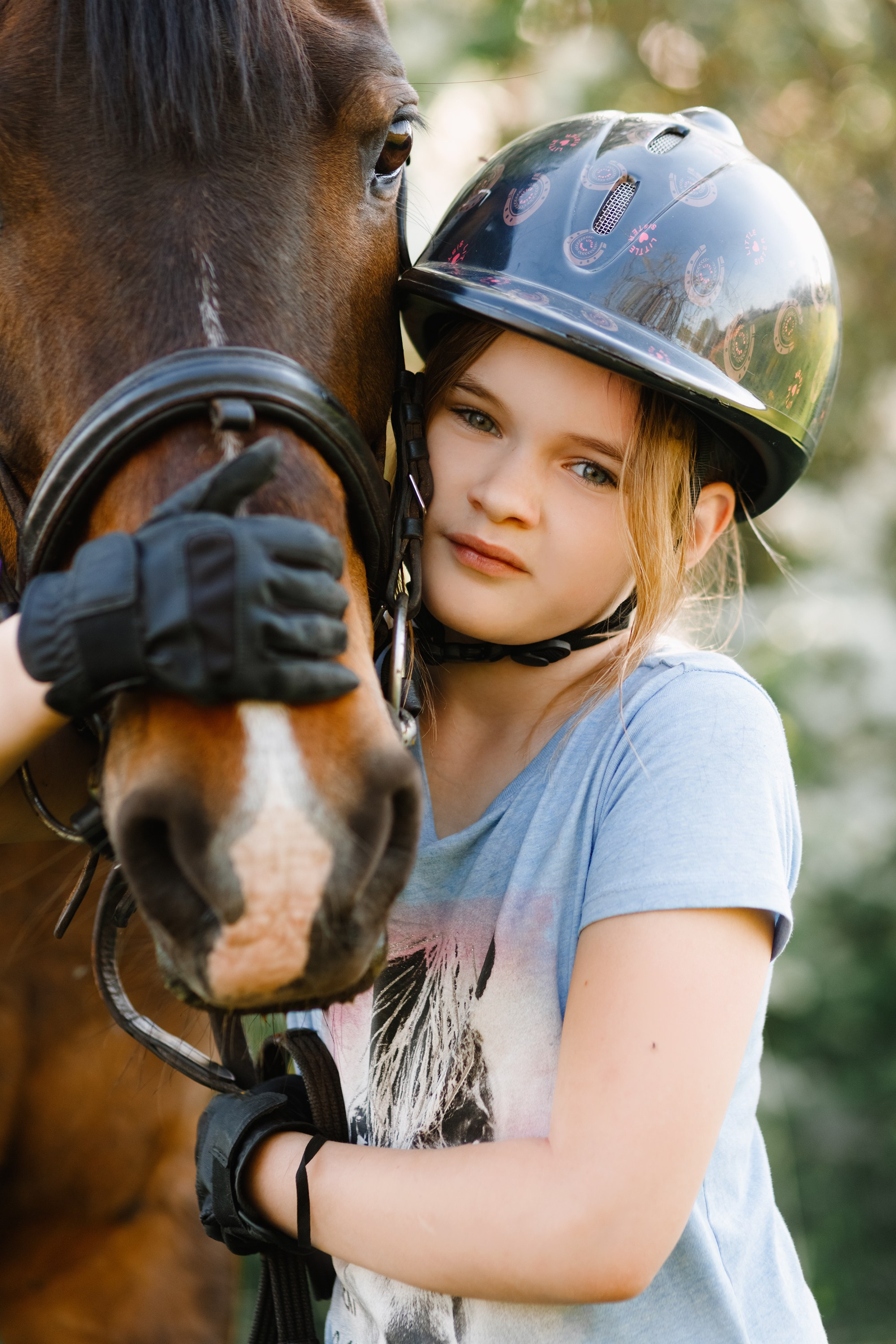 Girls & horses, summer. Kaja | fotograf psów we Wrocławiu