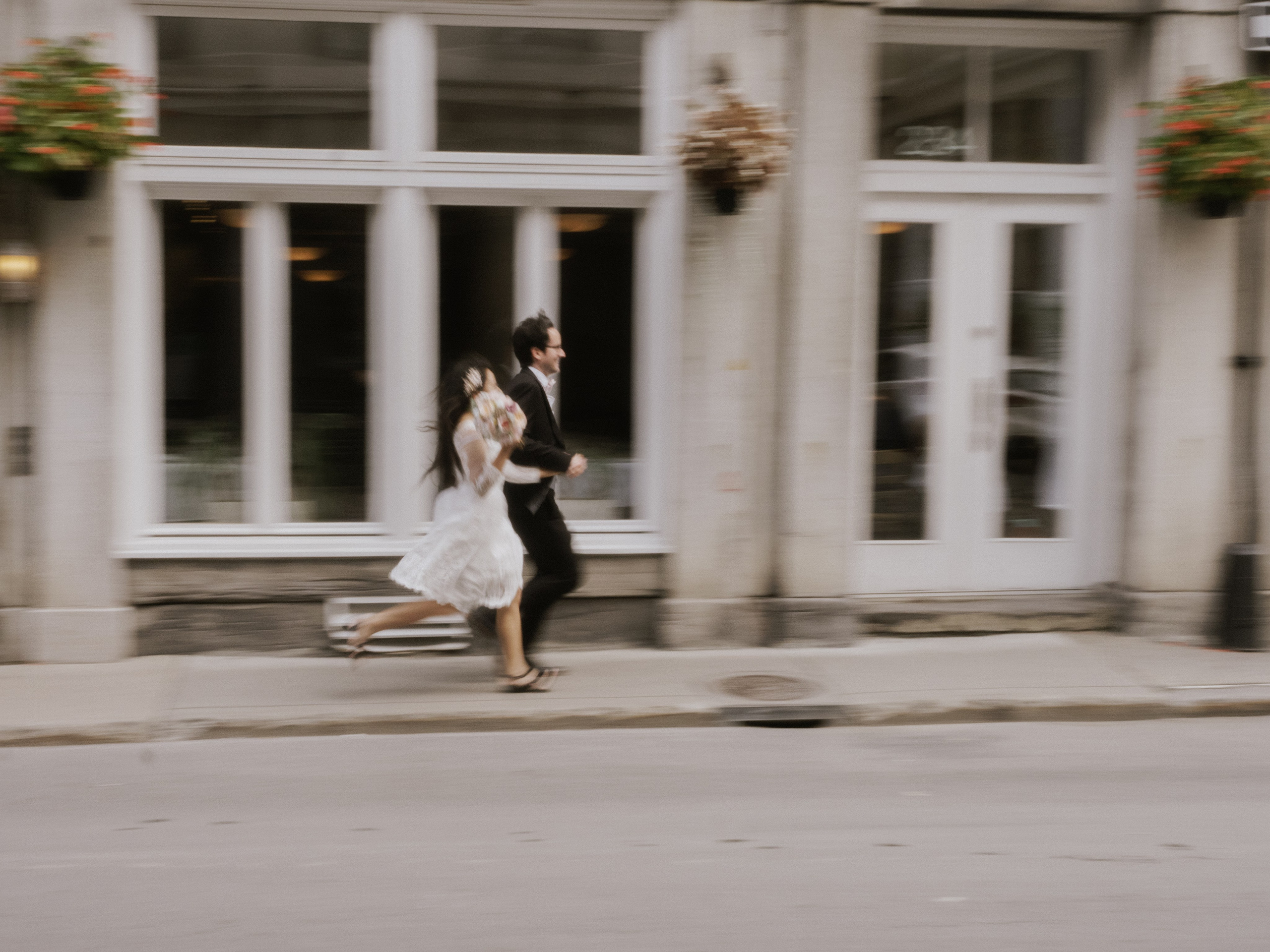 How Motion and Energy Add Depth to Wedding Photos | Montreal Wedding Photographer