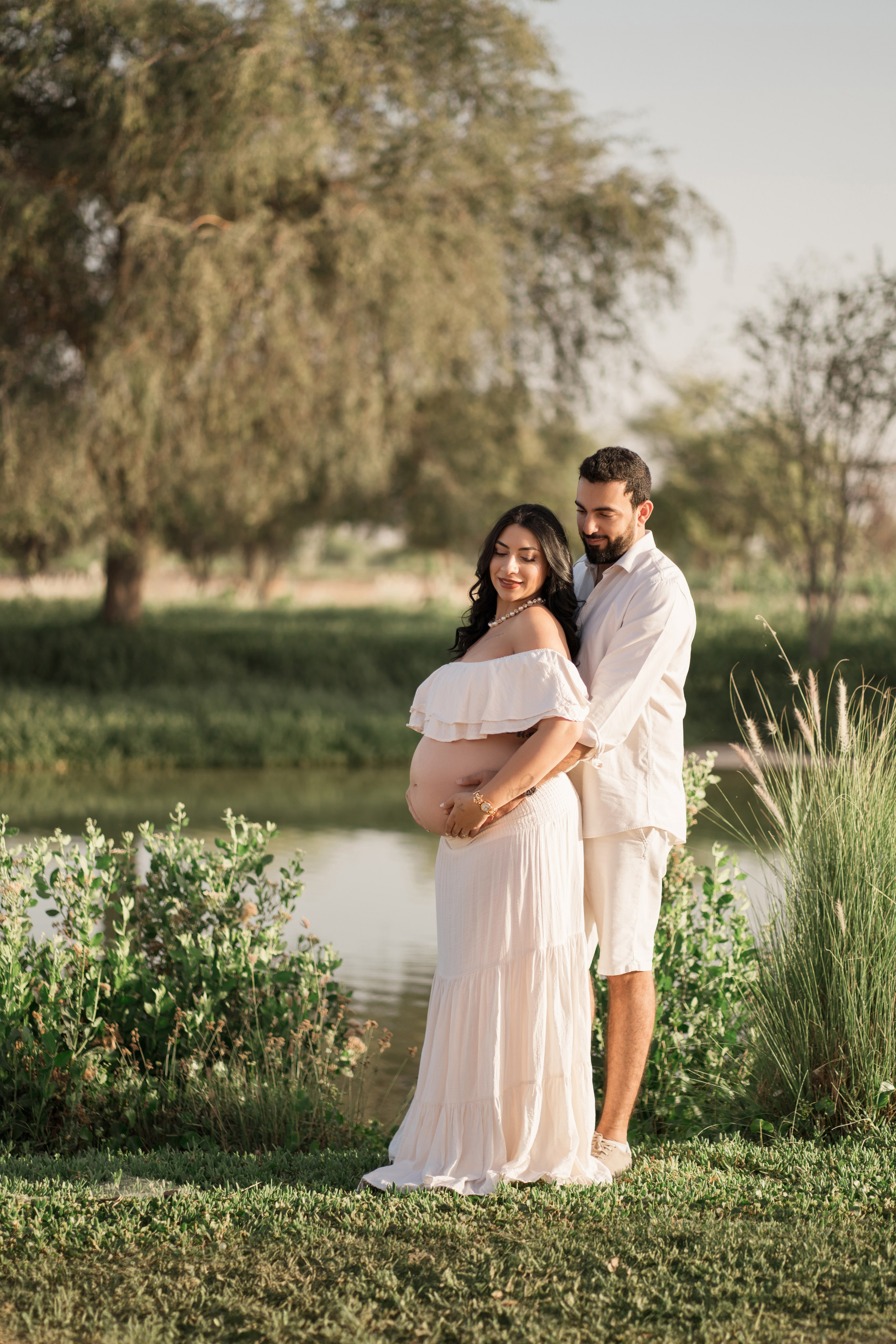 Sunrise by the lake. Angela Iakovleva — Family Photographer in Dubai