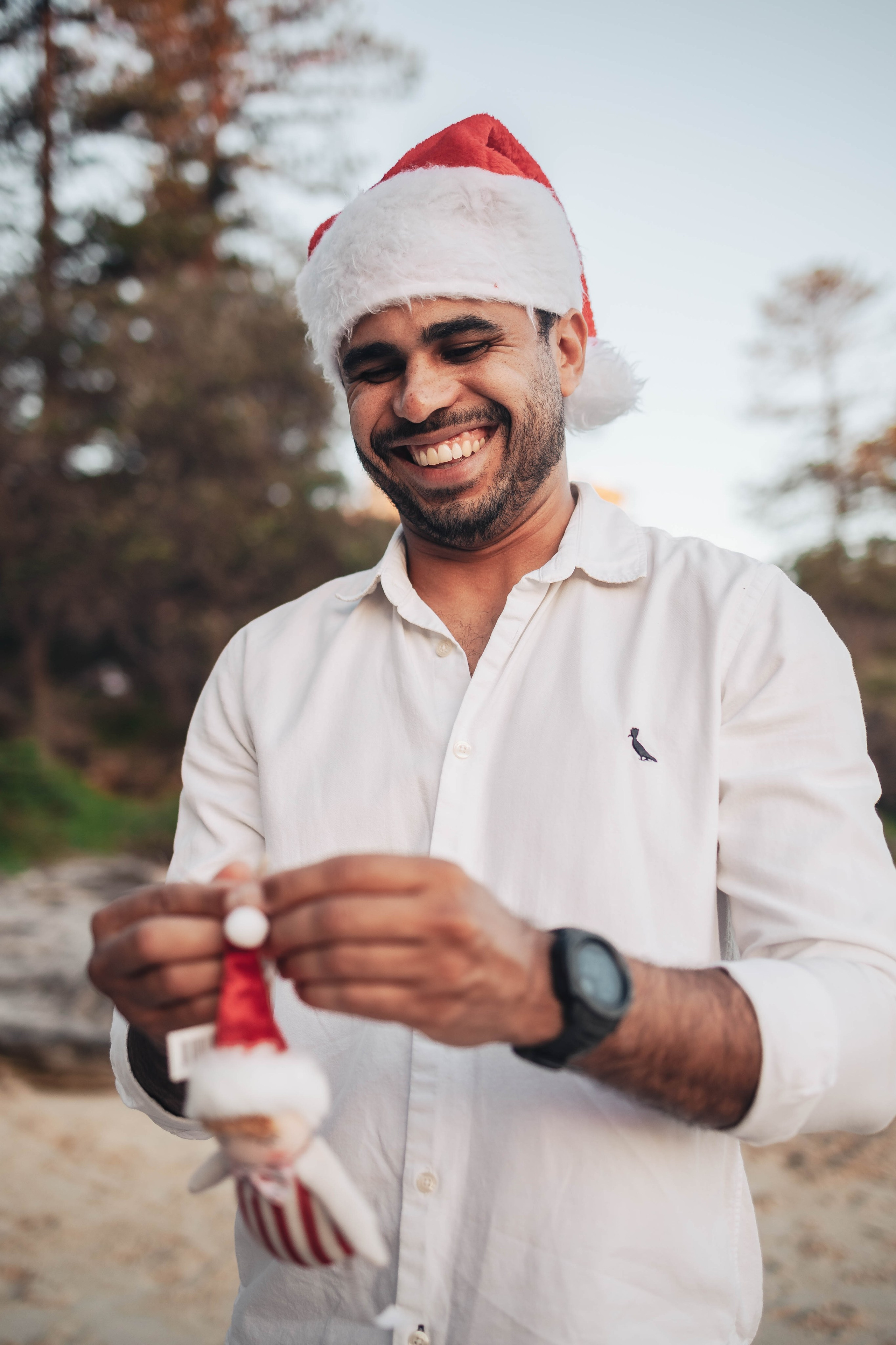 Heather + Tulio + Pregnant + Christmas. True Story Photography