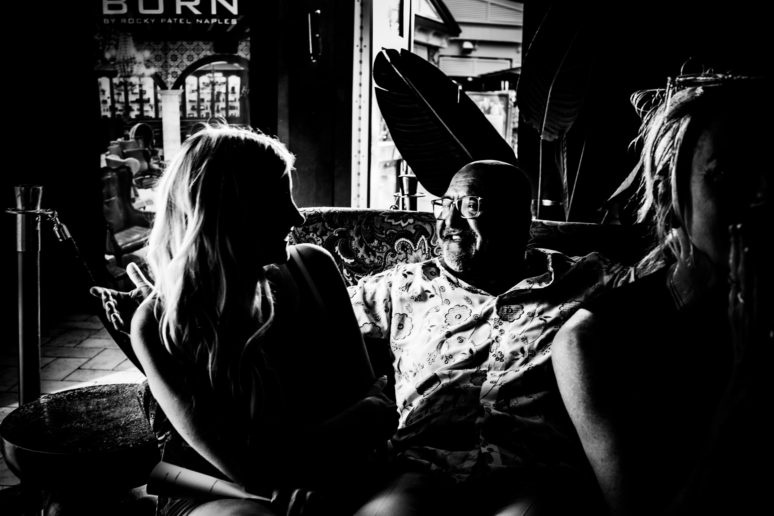 Burn Black and White Series. Out and About 239