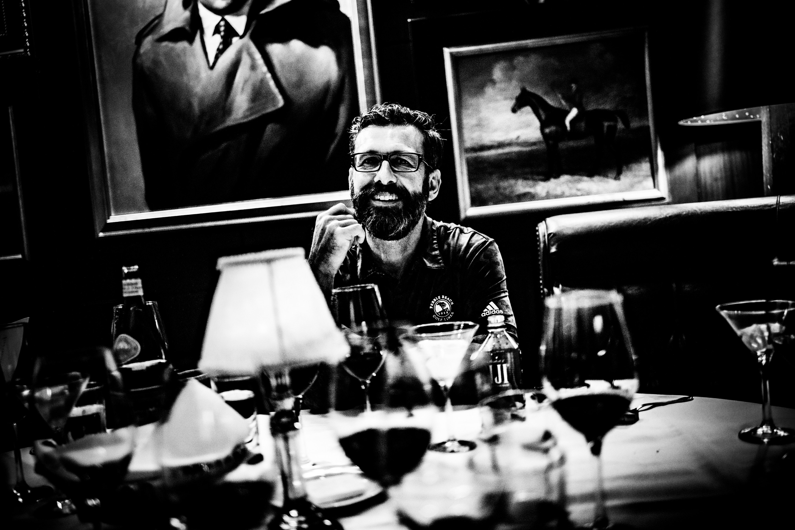 Burn Black and White Series. Out and About 239