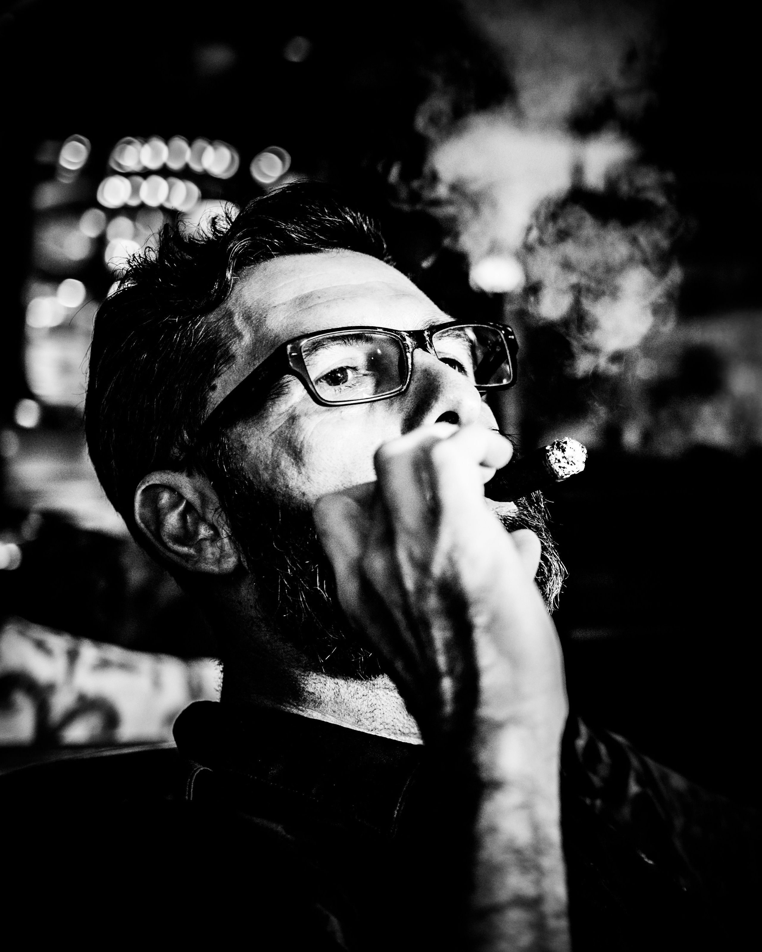 Burn Black and White Series. Out and About 239