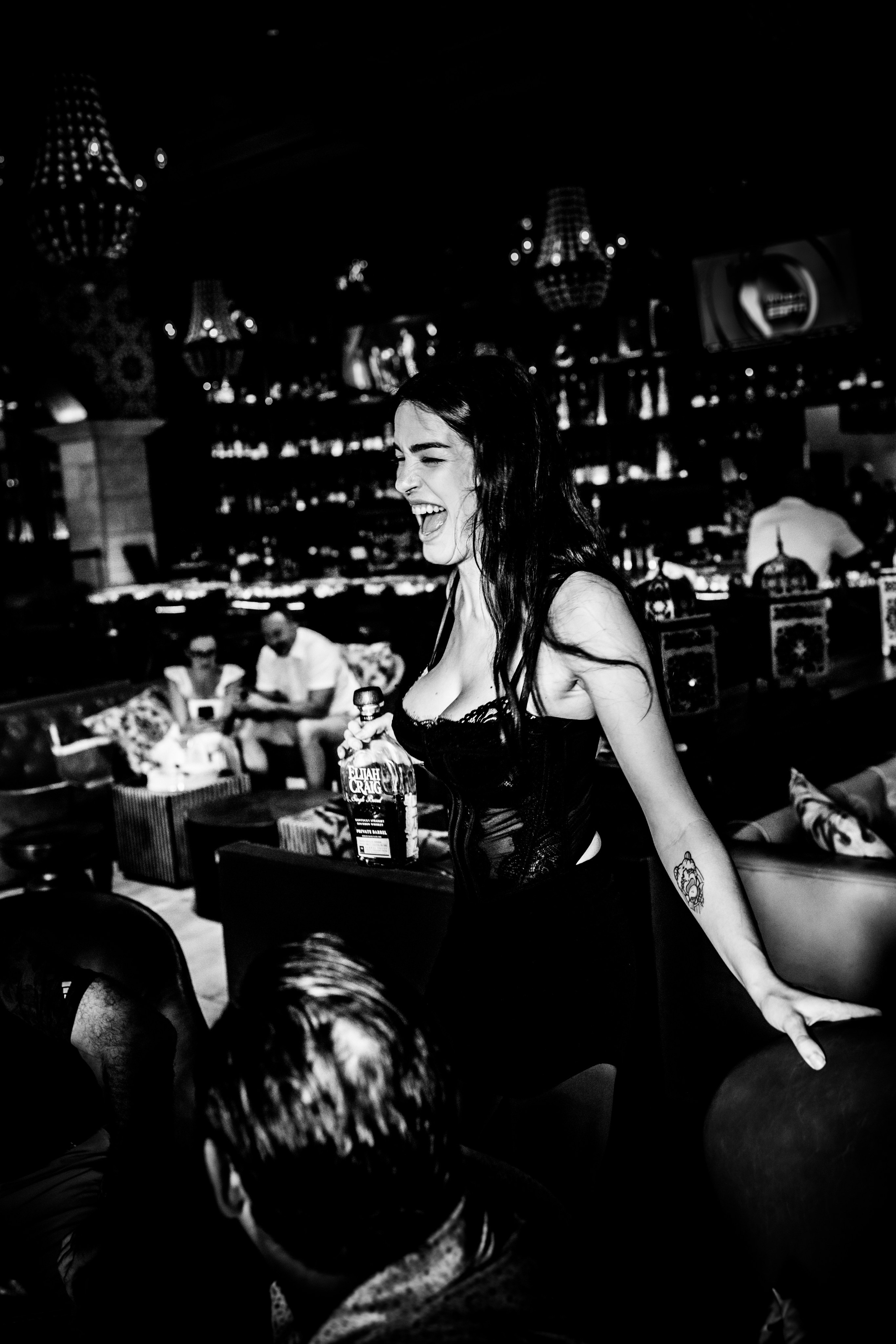 Burn Black and White Series. Out and About 239