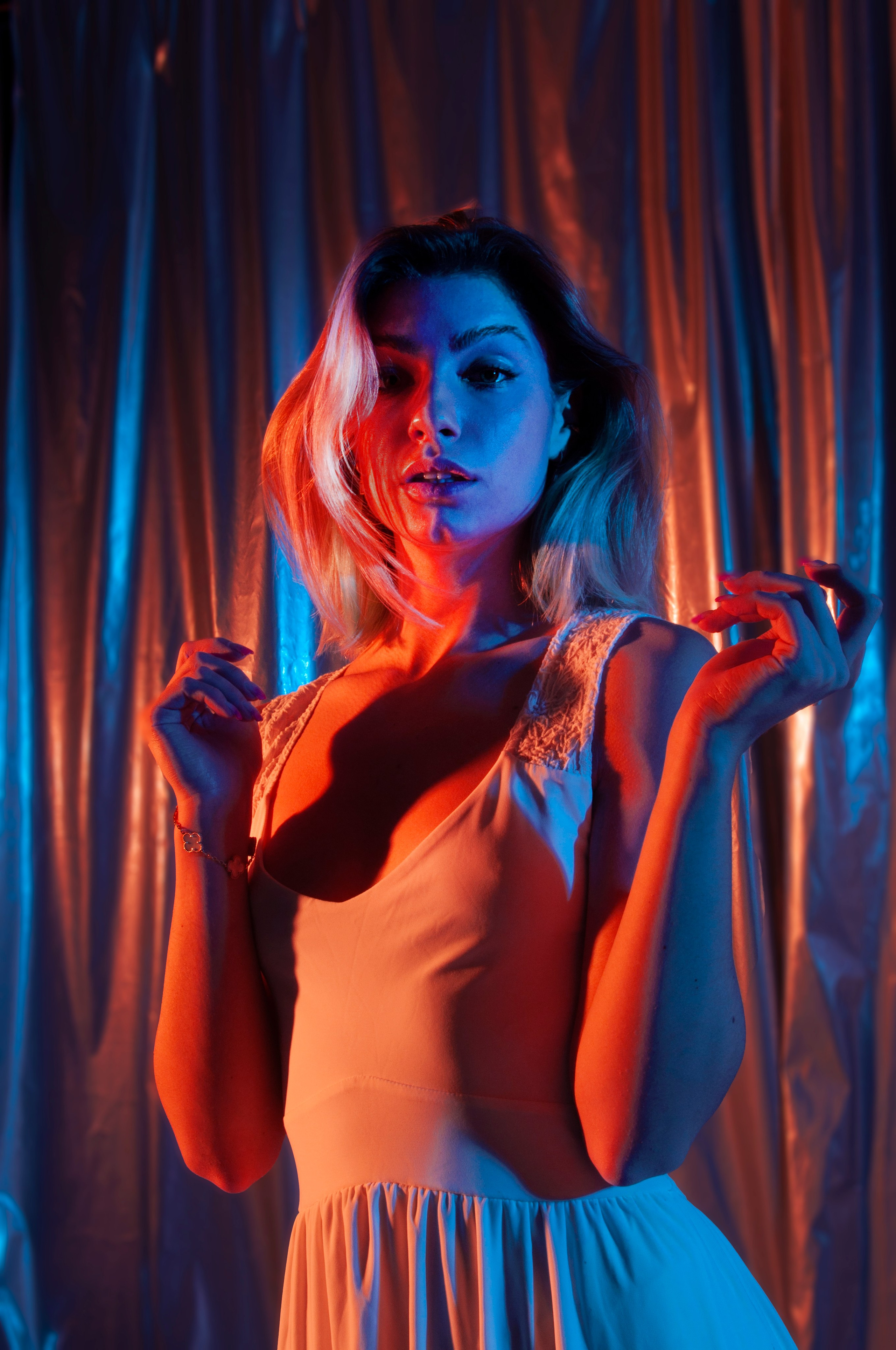 COLORED LIGHTING. PERSONAL PHOTOGRAPHER