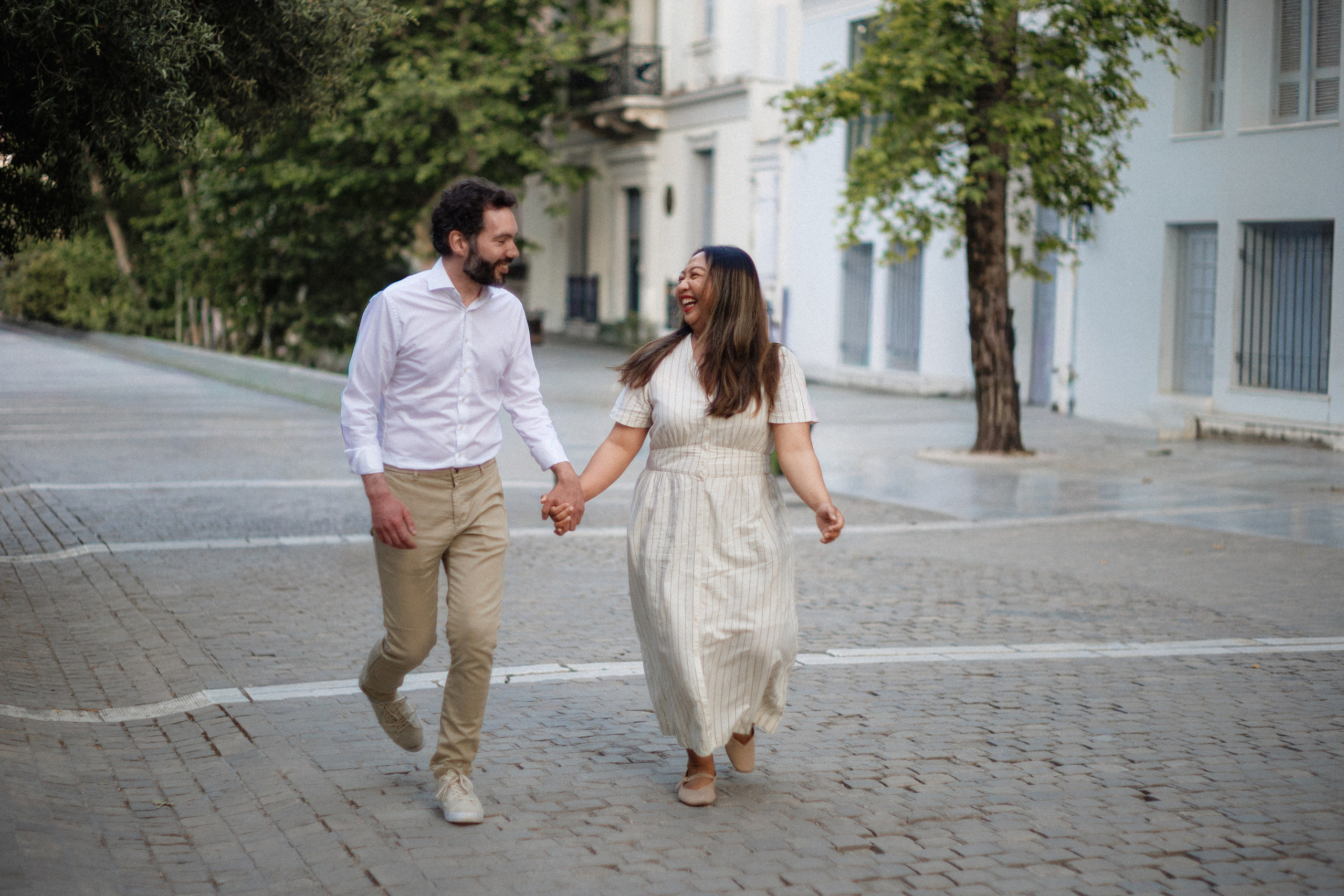 Proposal of Pieter to Vanya in Athens. Photographer in Greece Kristina