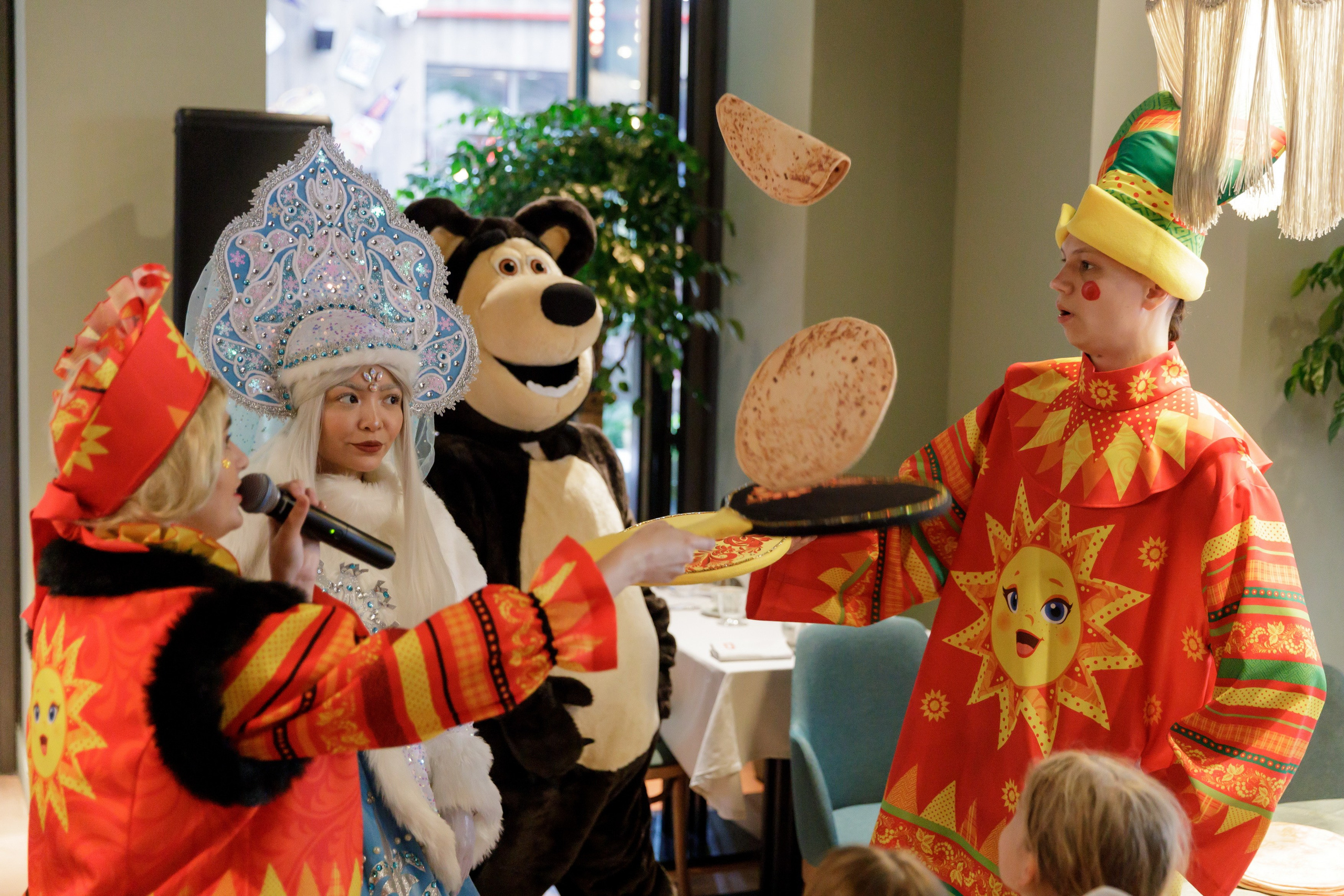 Maslenitsa at Babushka Restaurant, Dubai 2024. Photographer Anna Curly | Weddings and Events in Dubai