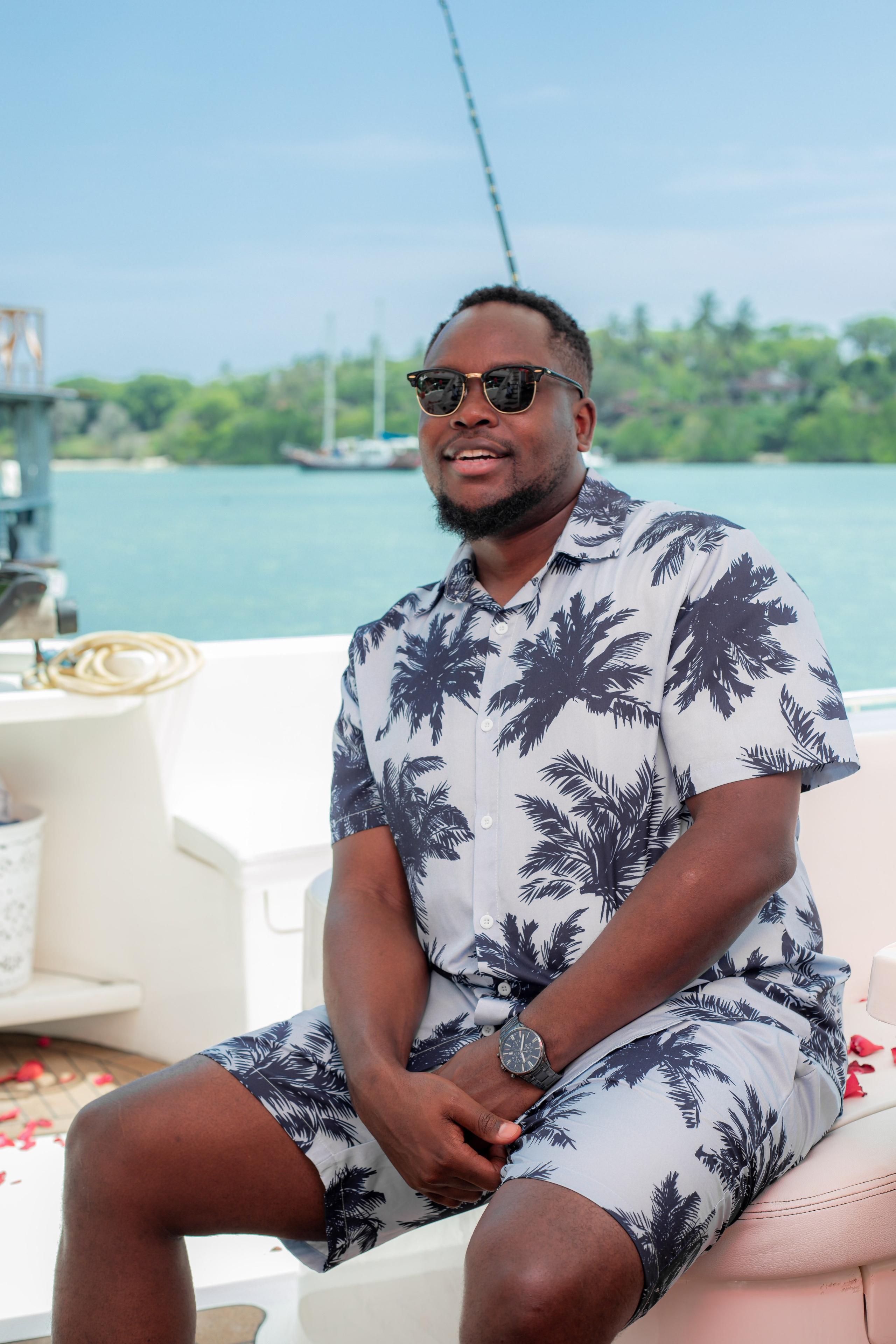 Emily Yacht Cruise Birthday Shoot. A creative consultant based in Mombasa, Kenya