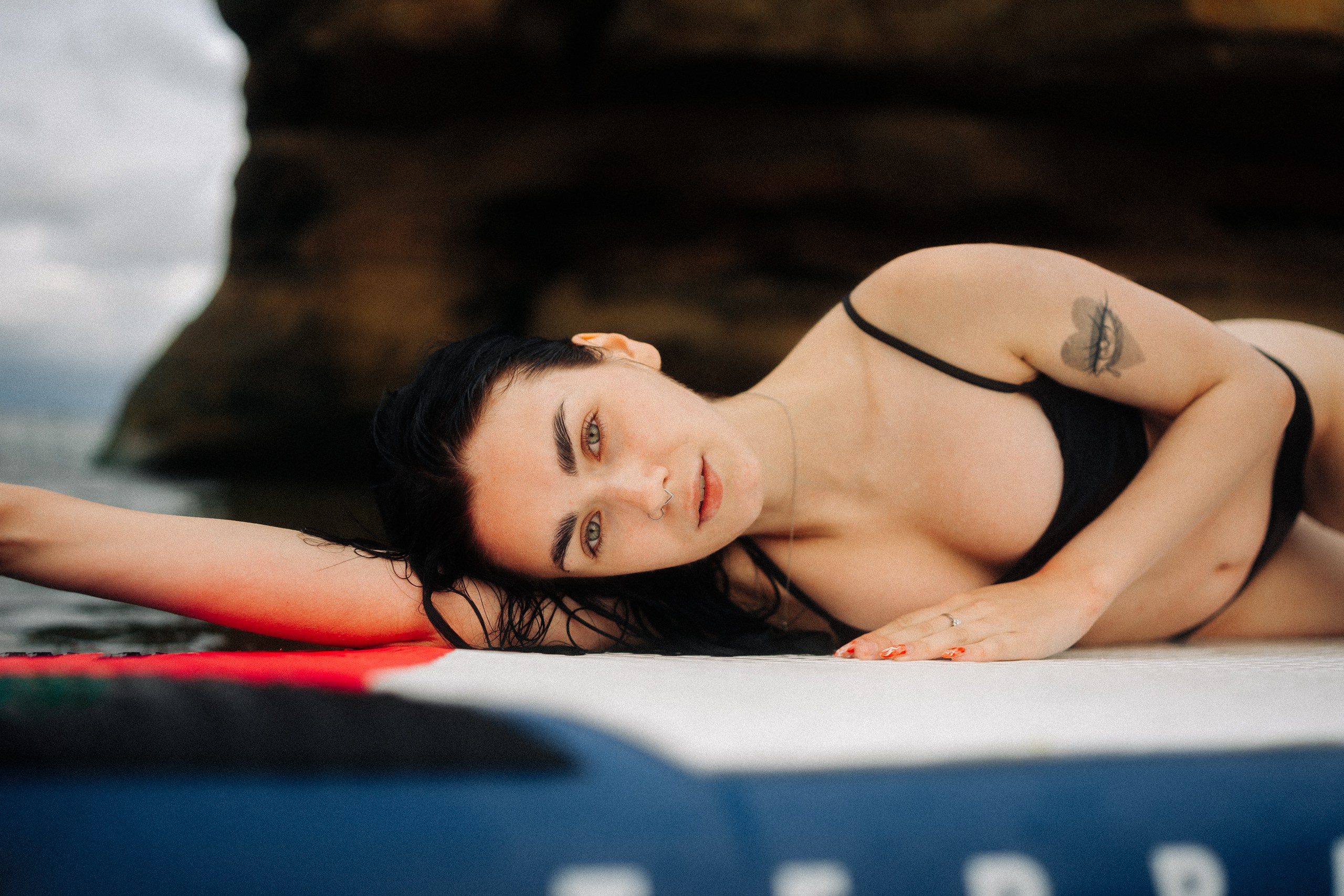 SUP board and Swimsuits. Couple and Family Photographer in Tallinn, Sasha Kaloshin