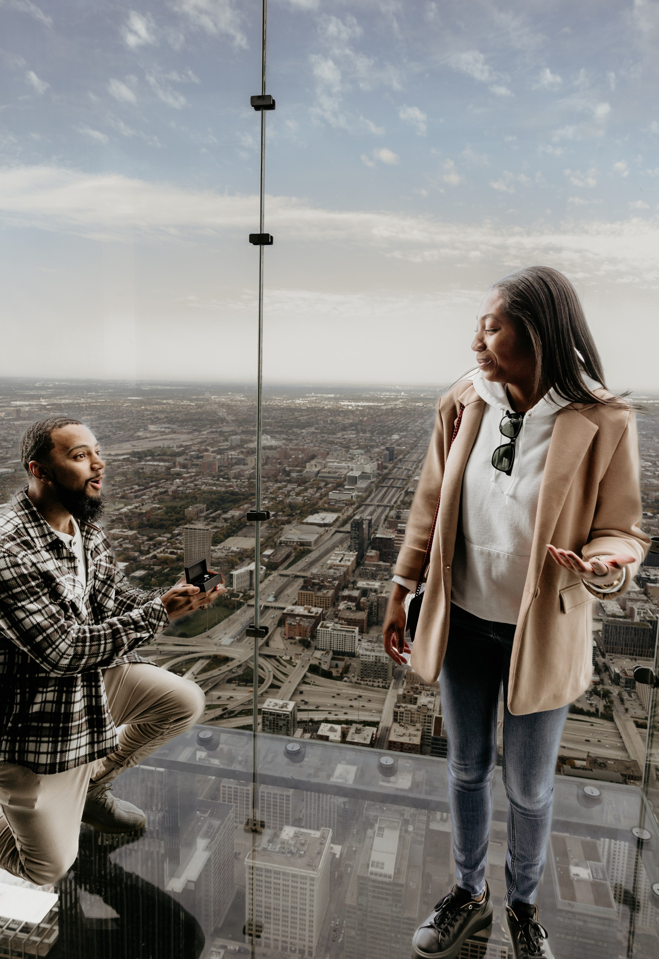 Proposal in Chicago. Family Lifestyle Photography