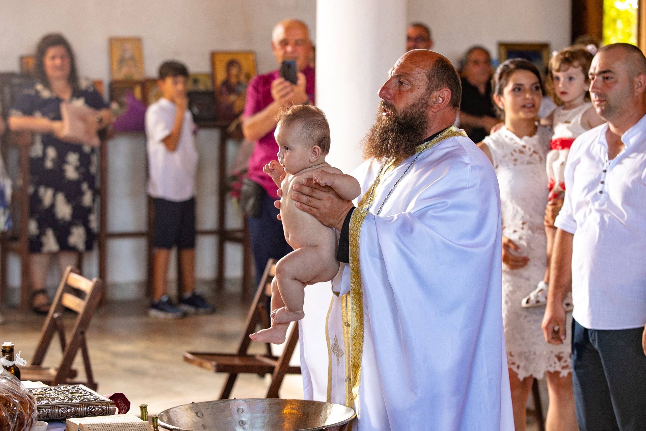 Крещение фото. Семейный фотограф в Бургасе Владимир
