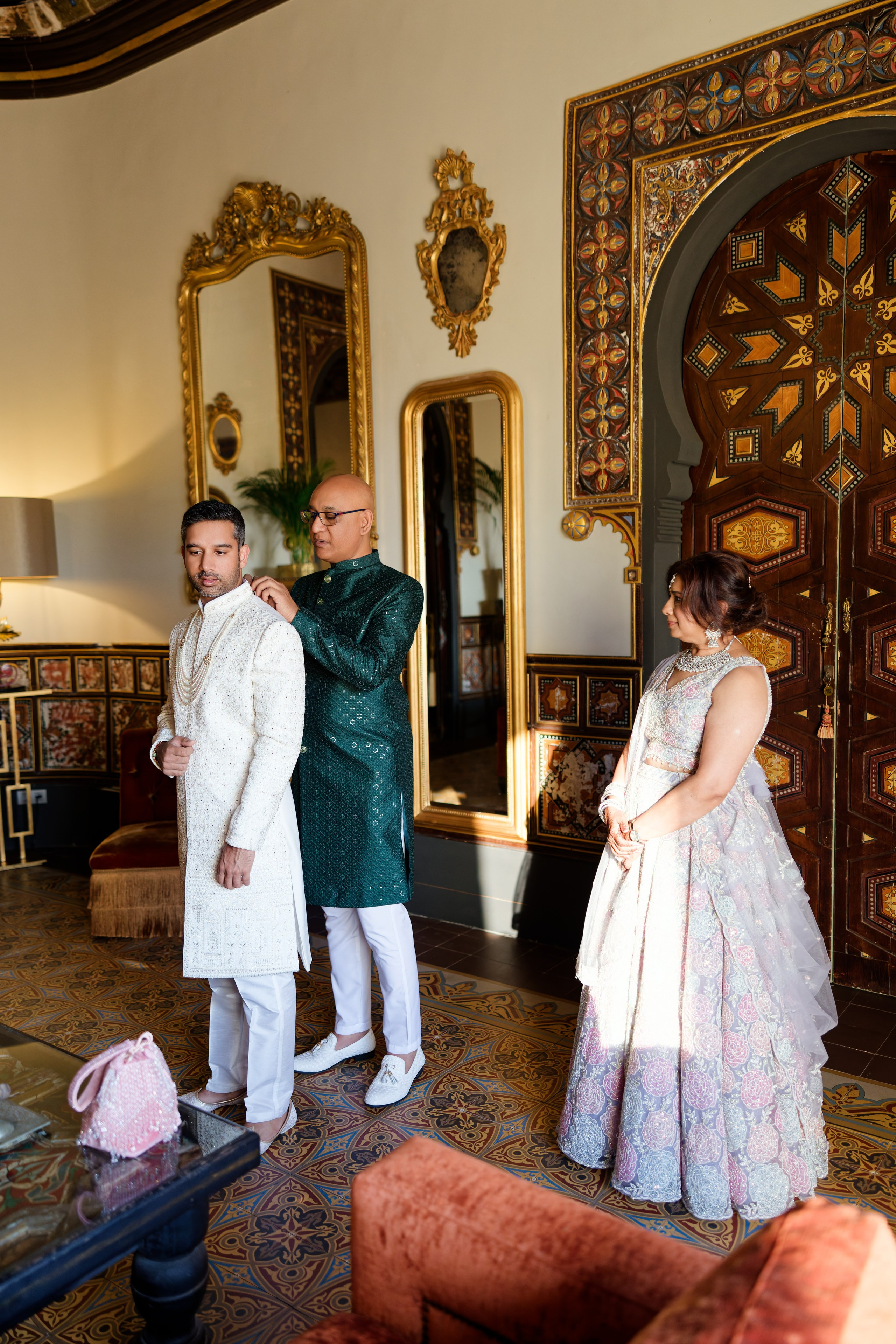 Indian wedding at Gran Villa Rosa, Barcelona