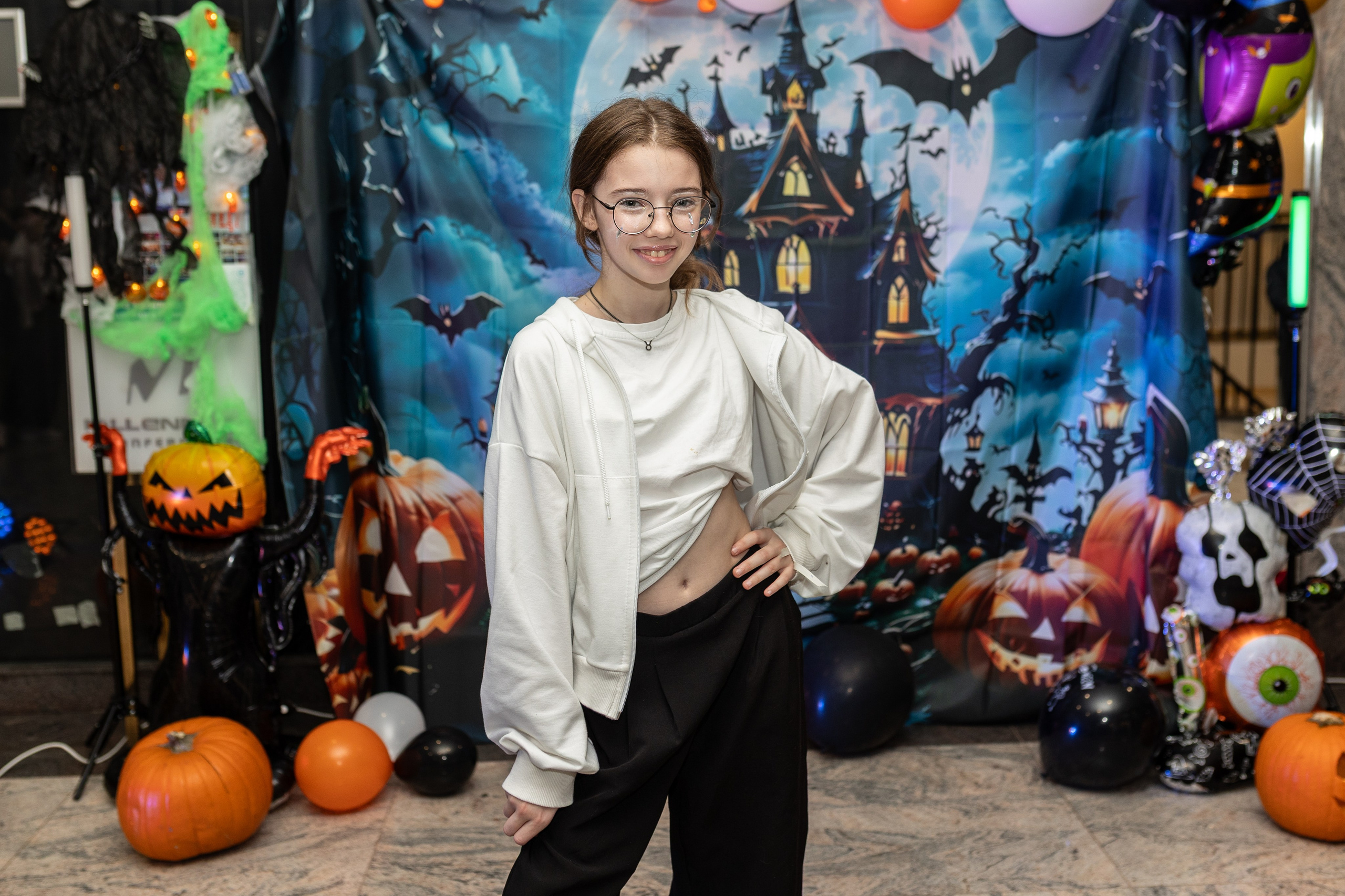 Leo dance studio Helloween 2025. Семейный и детский фотограф в Варшаве Мила Бобровская