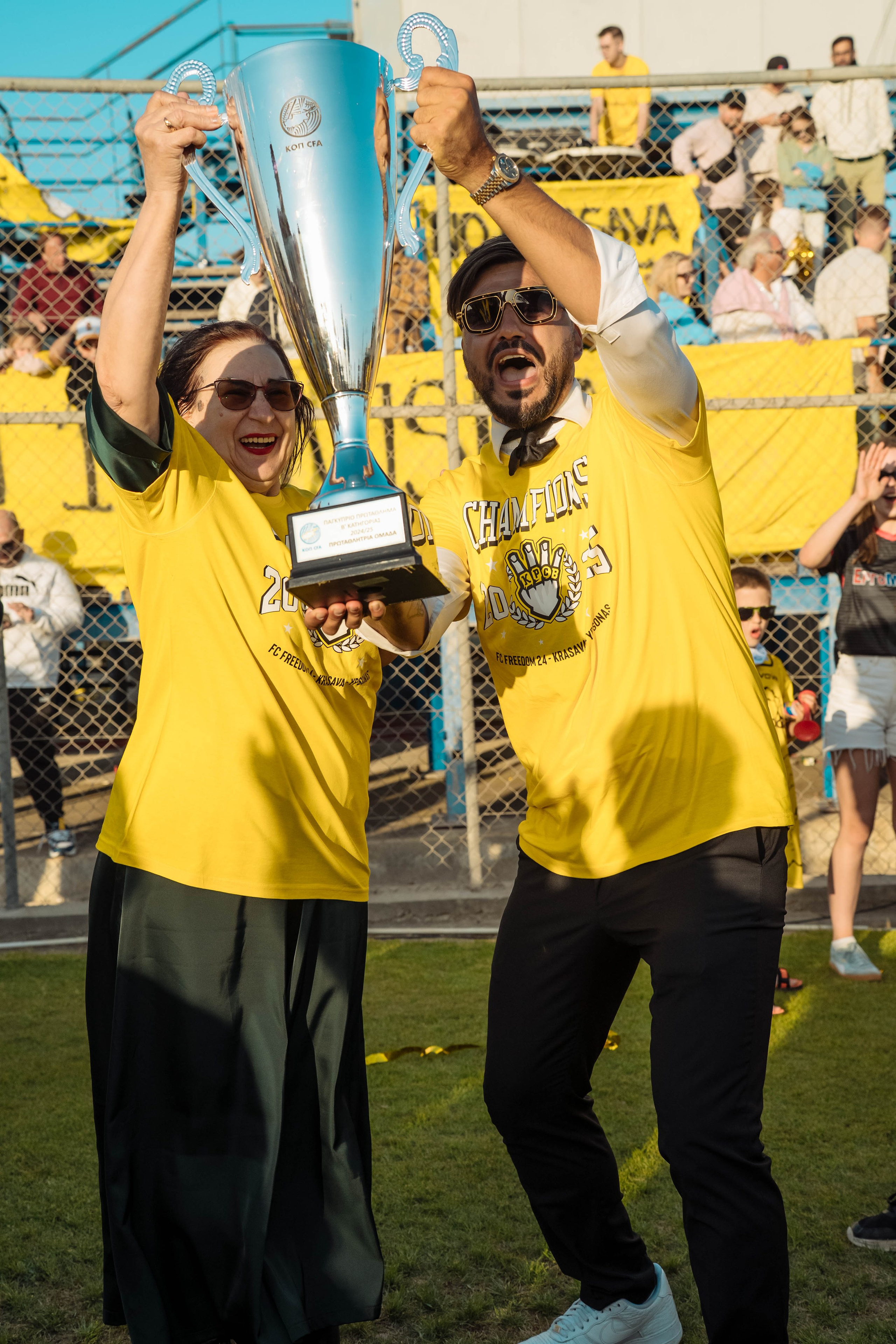 Football. Photographer in Cyprus