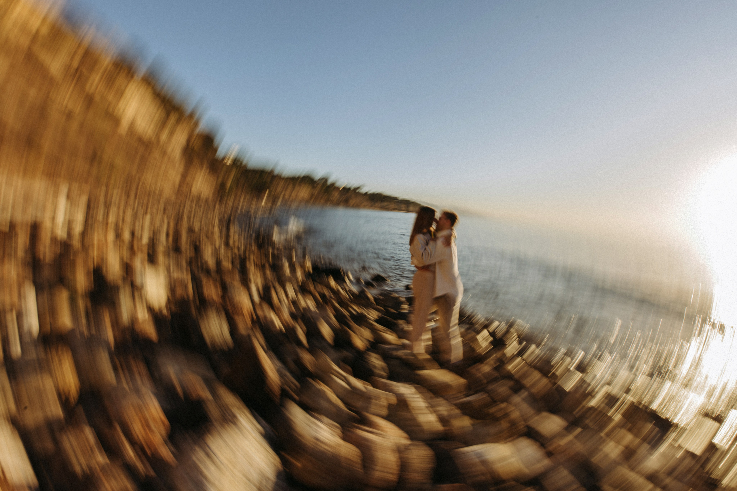 Surprise Proposal at Sunrise at Point Dume, Malibu | Taya Frank. Southern California Family and Couple Photographer