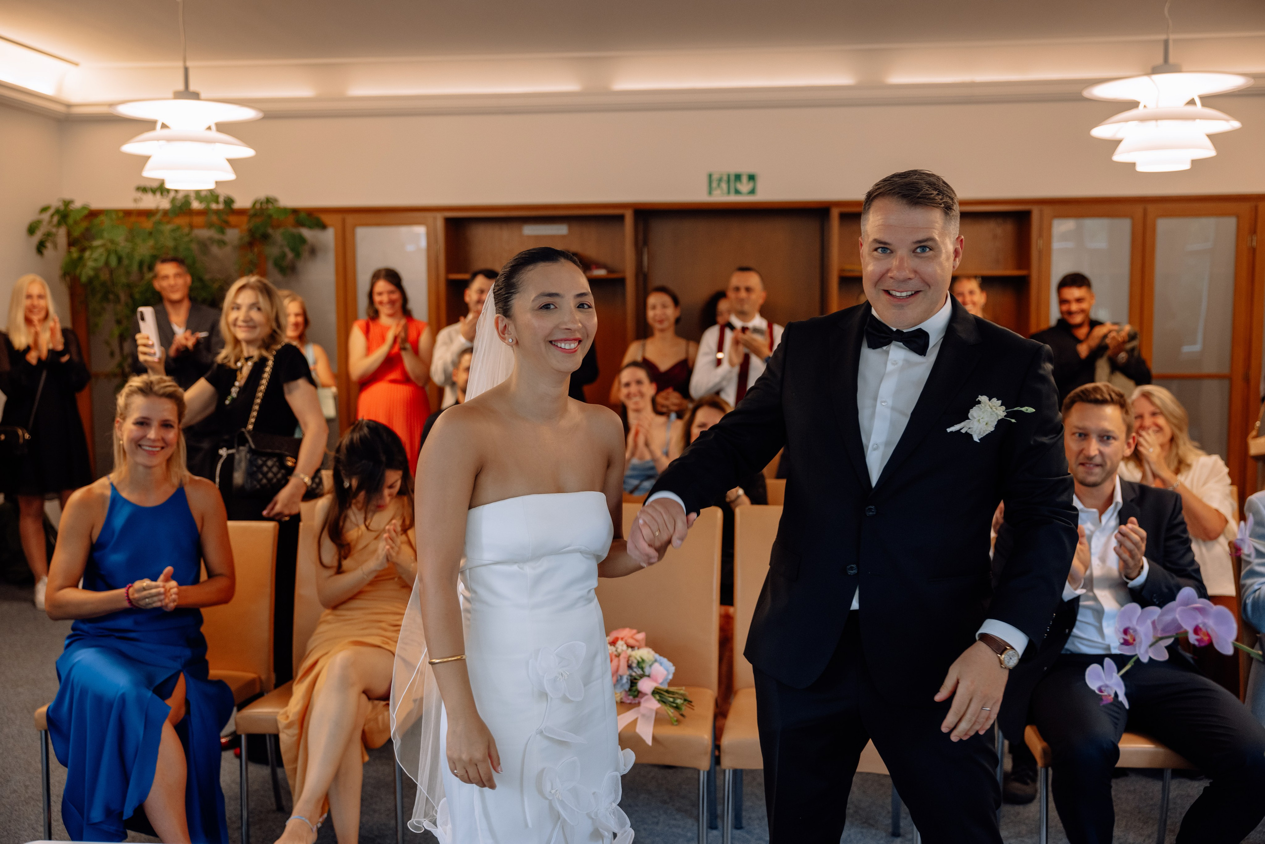 Hochzeit im Standesamt Mandlstraße München | Mauke Fotografie