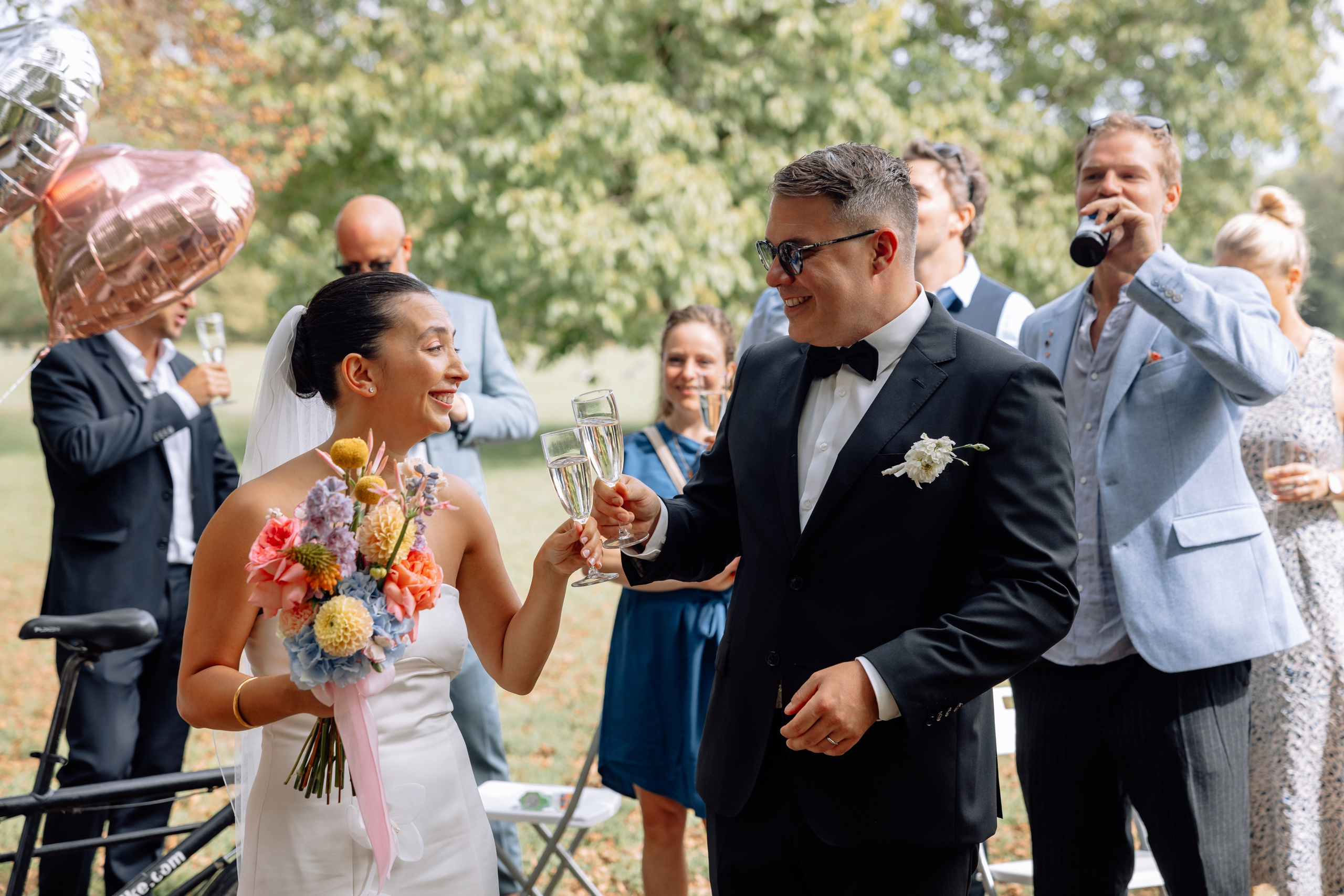 Hochzeit im Standesamt Mandlstraße München | Mauke Fotografie