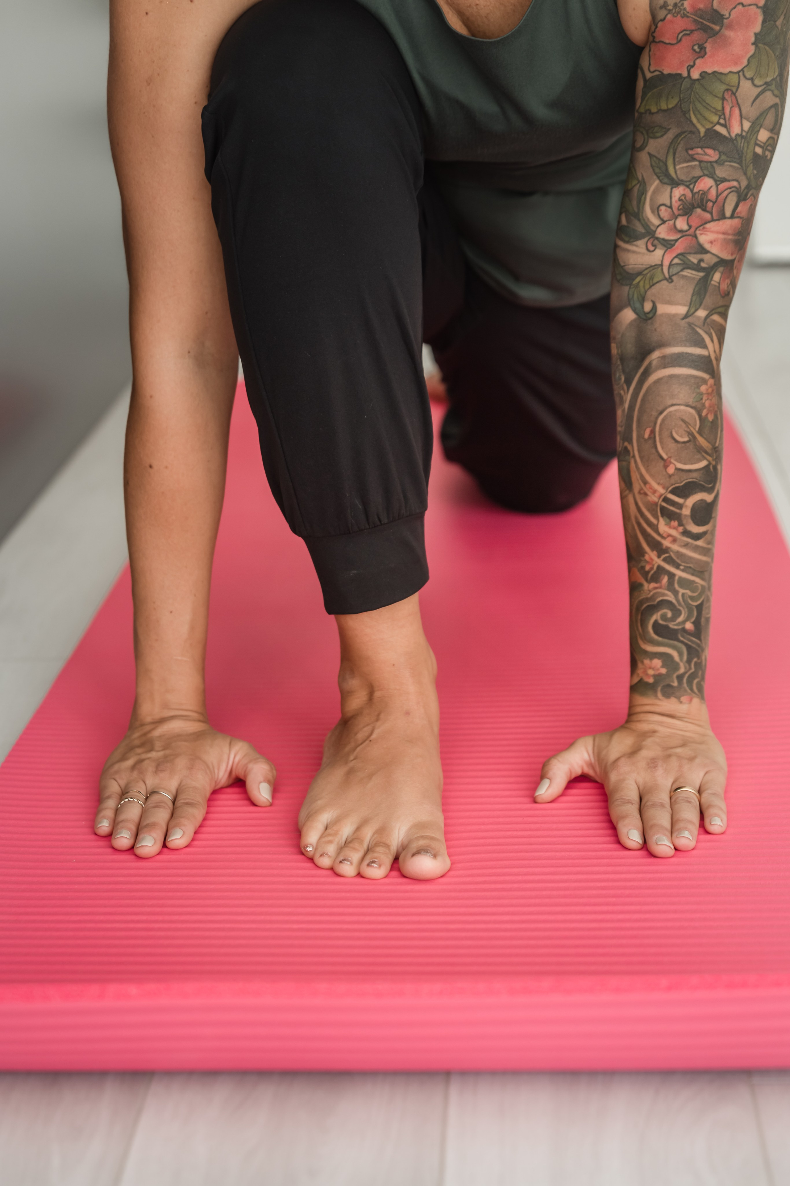 photo session for a Pilates trainer