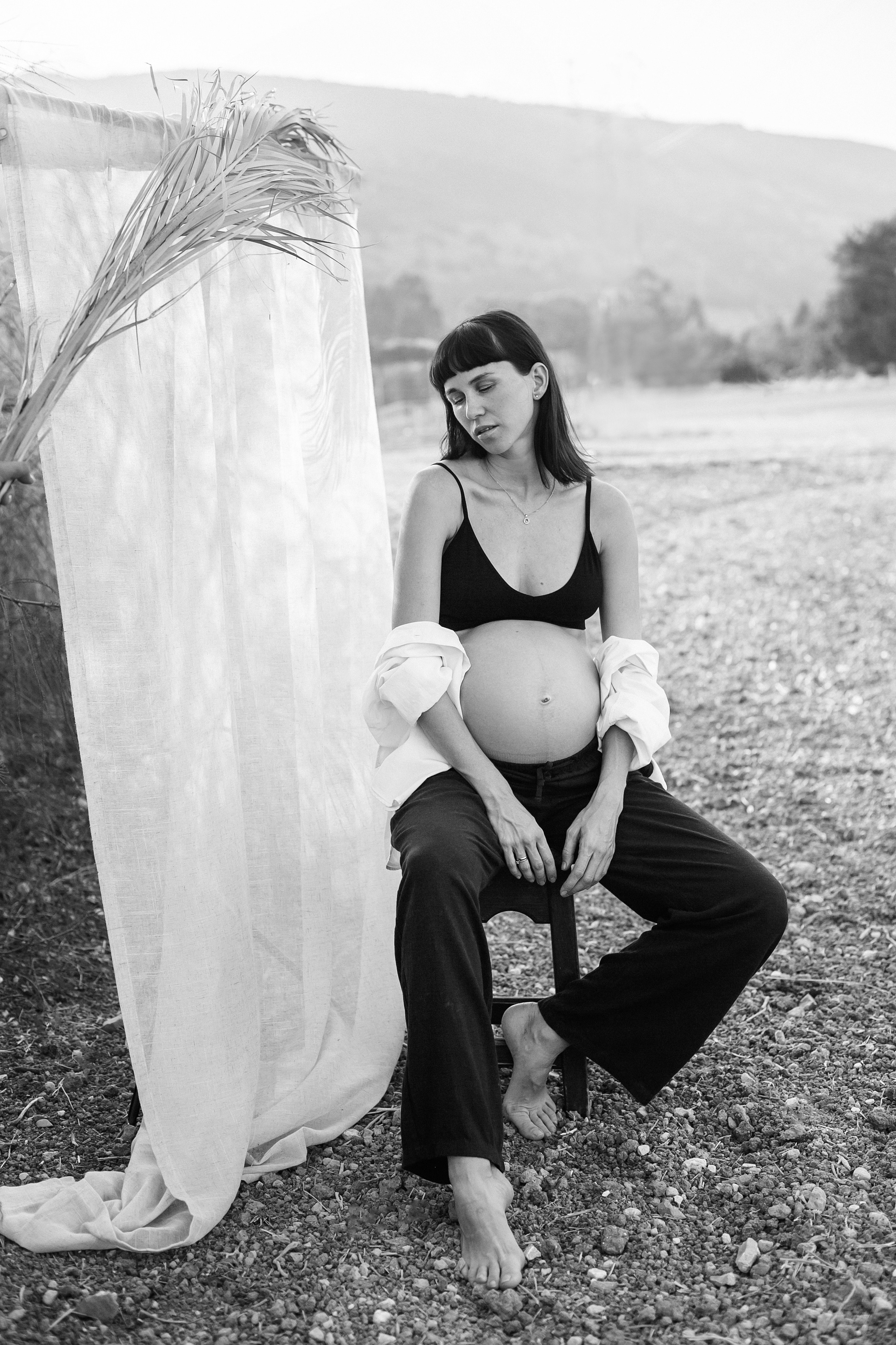 Kiryat Tivon field. Family photographer in Israel