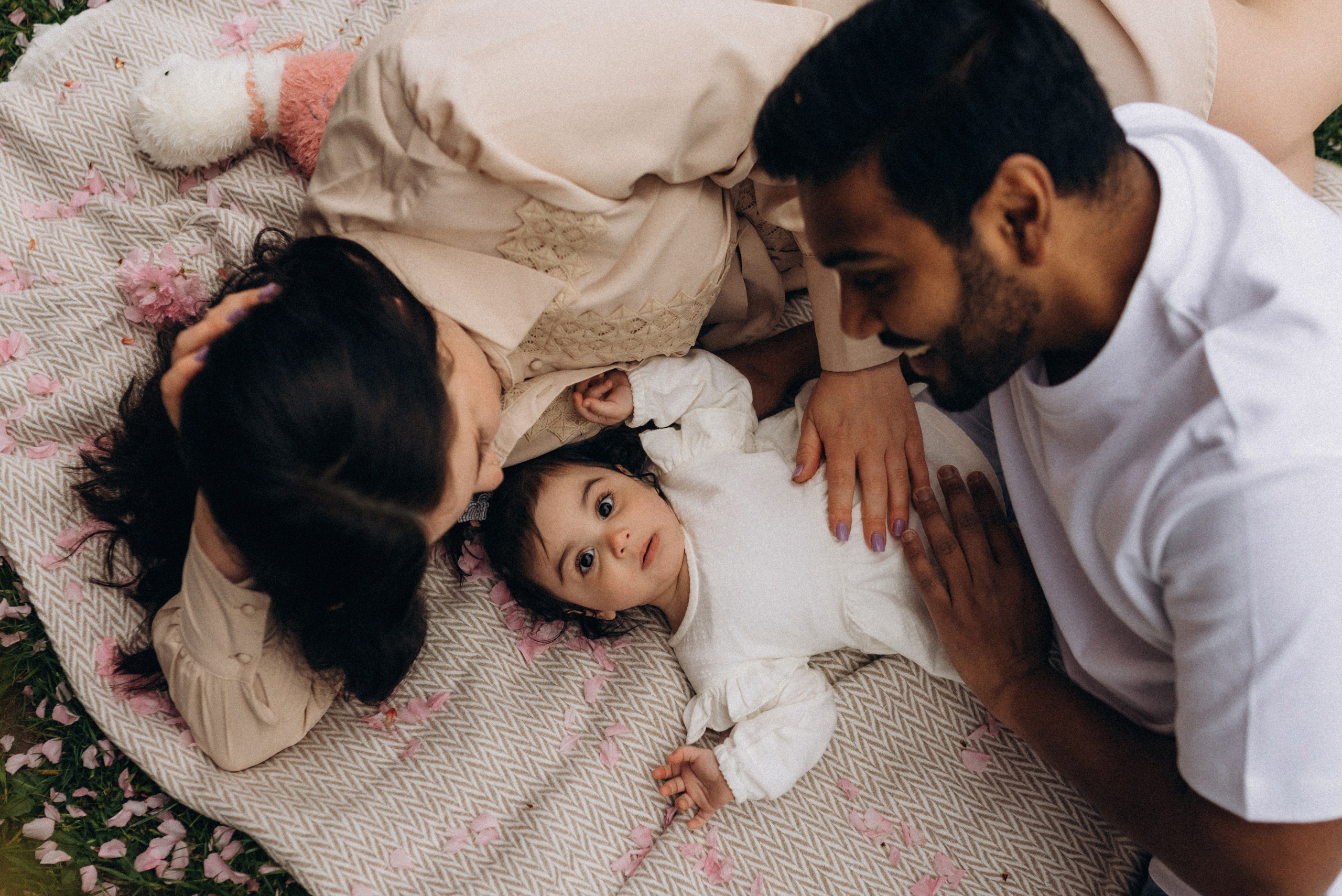 Family history in Sakura. Семейный фотограф Лейпциг, Германия