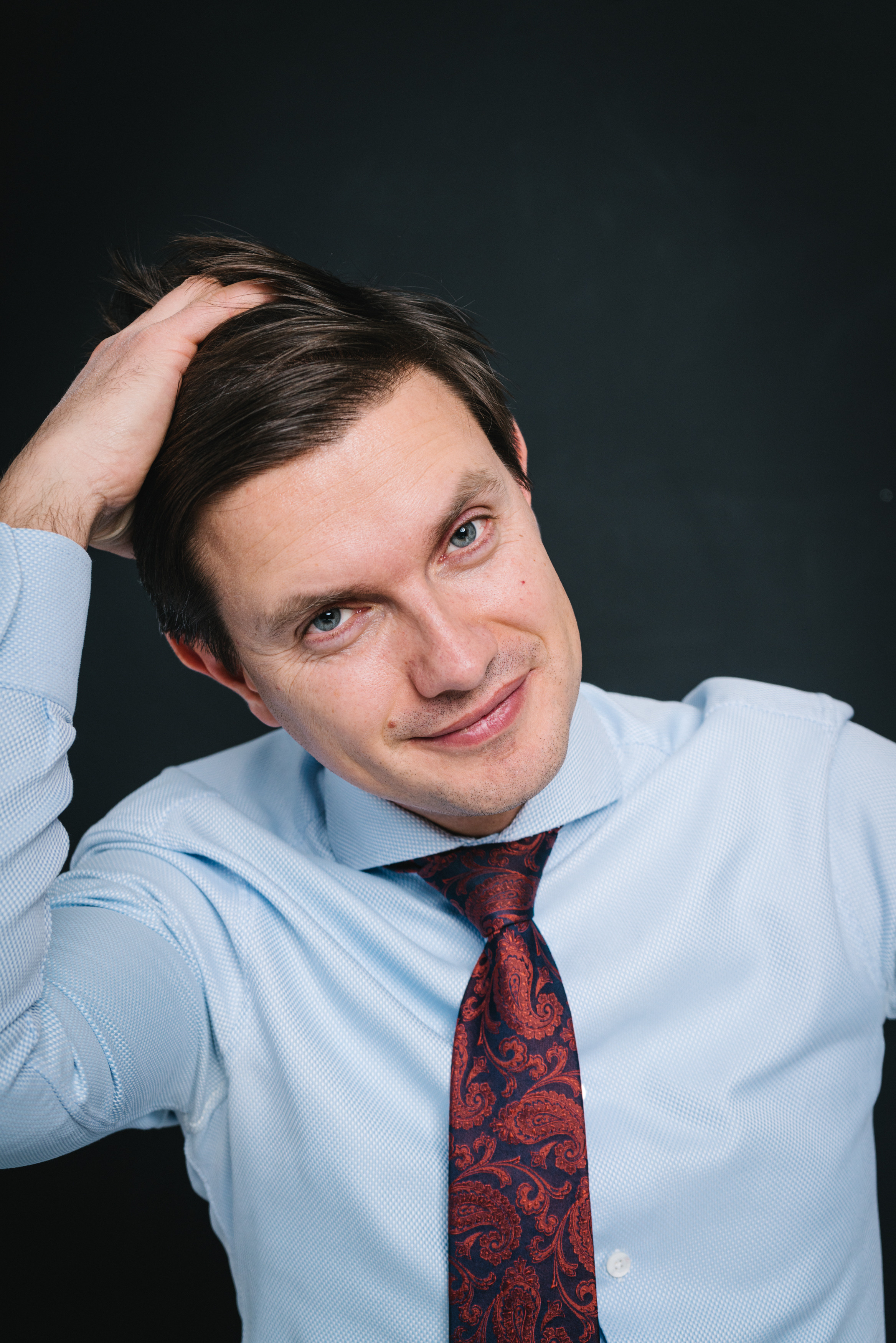 Portrait male studio | Anastasiia Nelen photographer