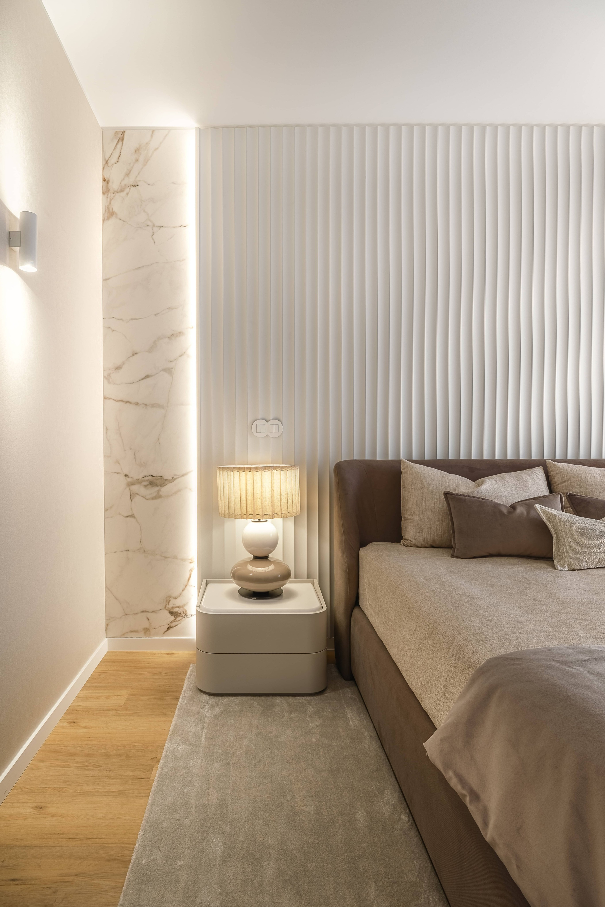 quarto de casal em estilo moderno