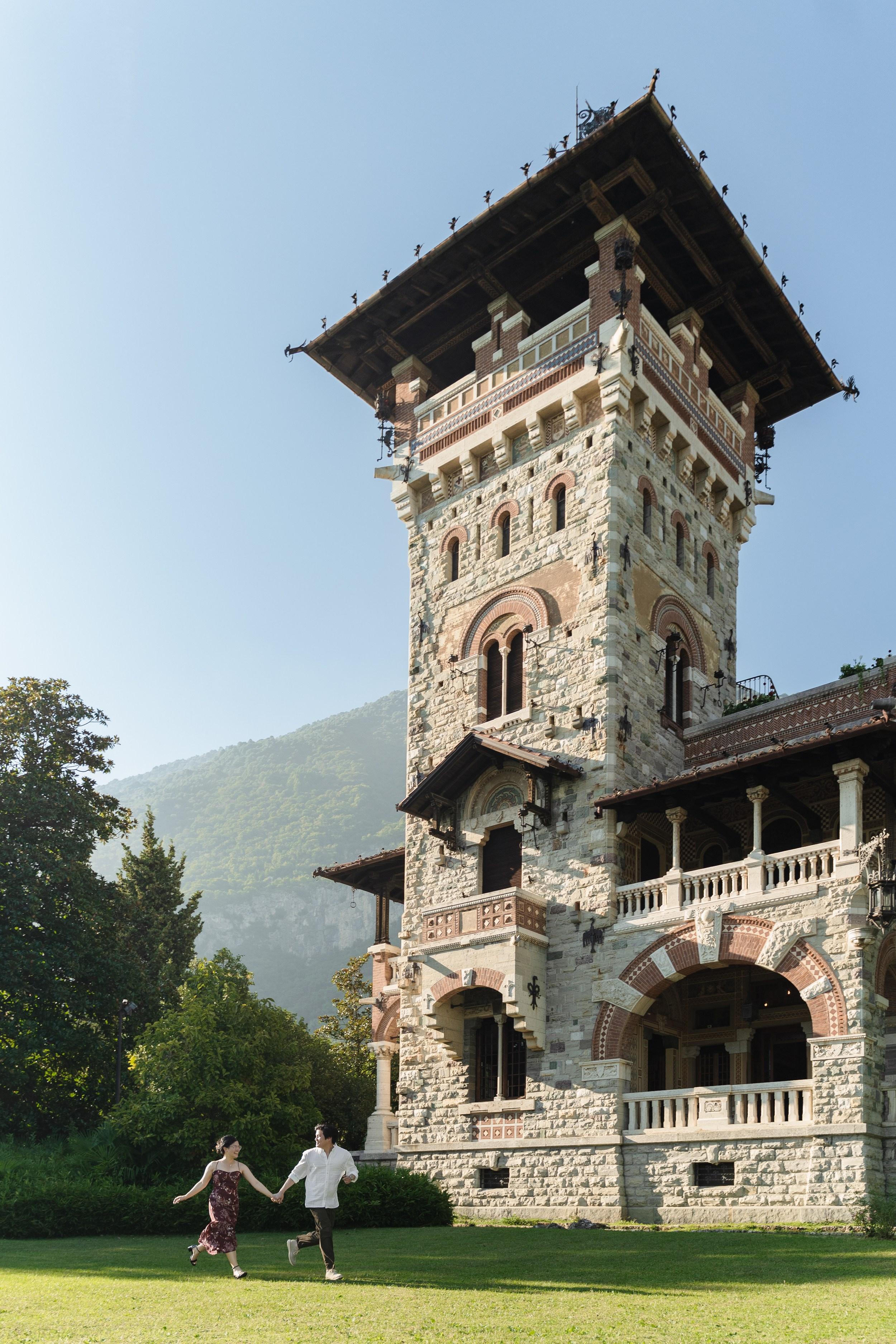Villa Pessina Secret Proposal on Lake Como. Proposal Photographer in Lake Como