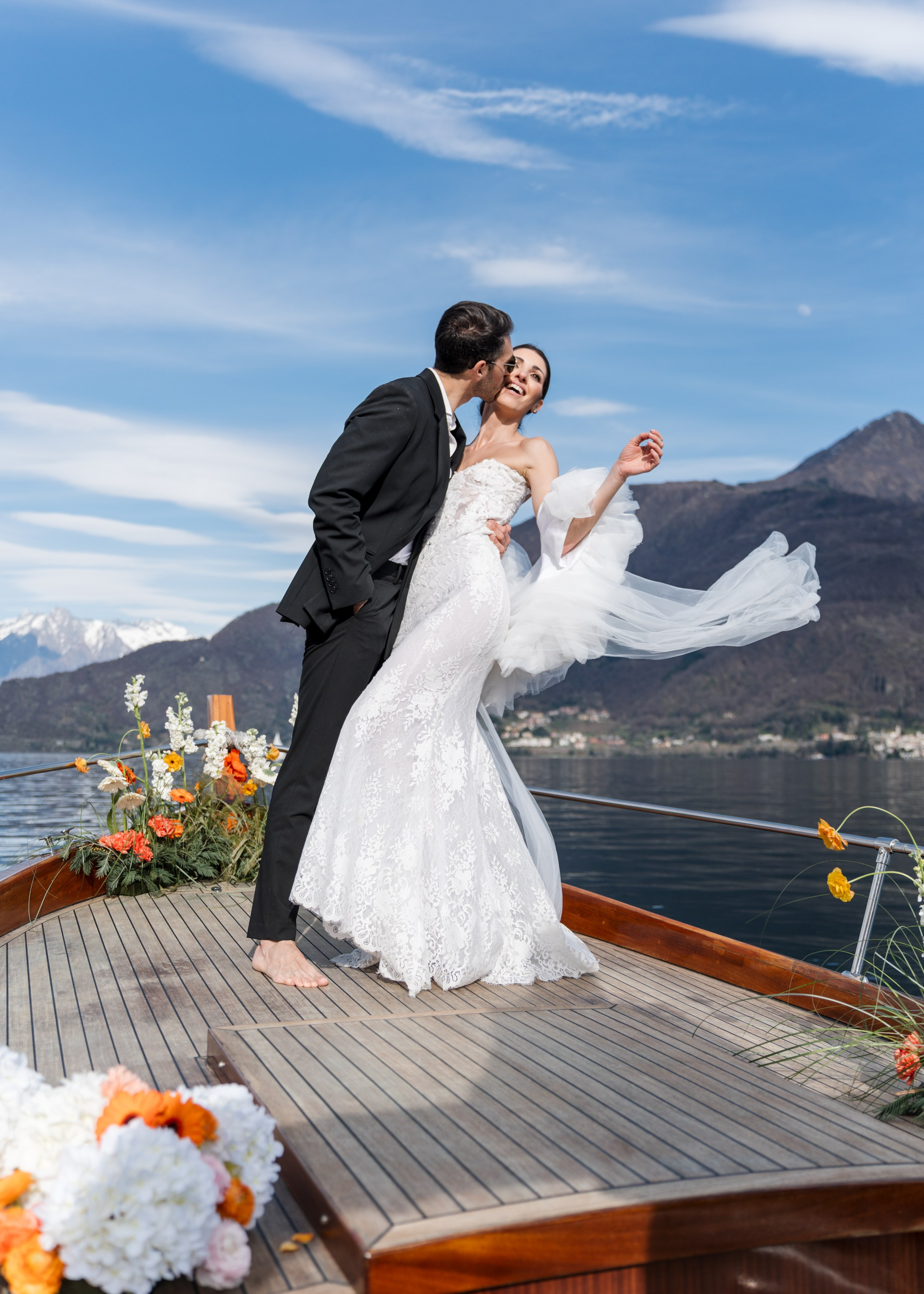 Sandra & Mario Lake Como Elopement. Proposal Photographer in Lake Como