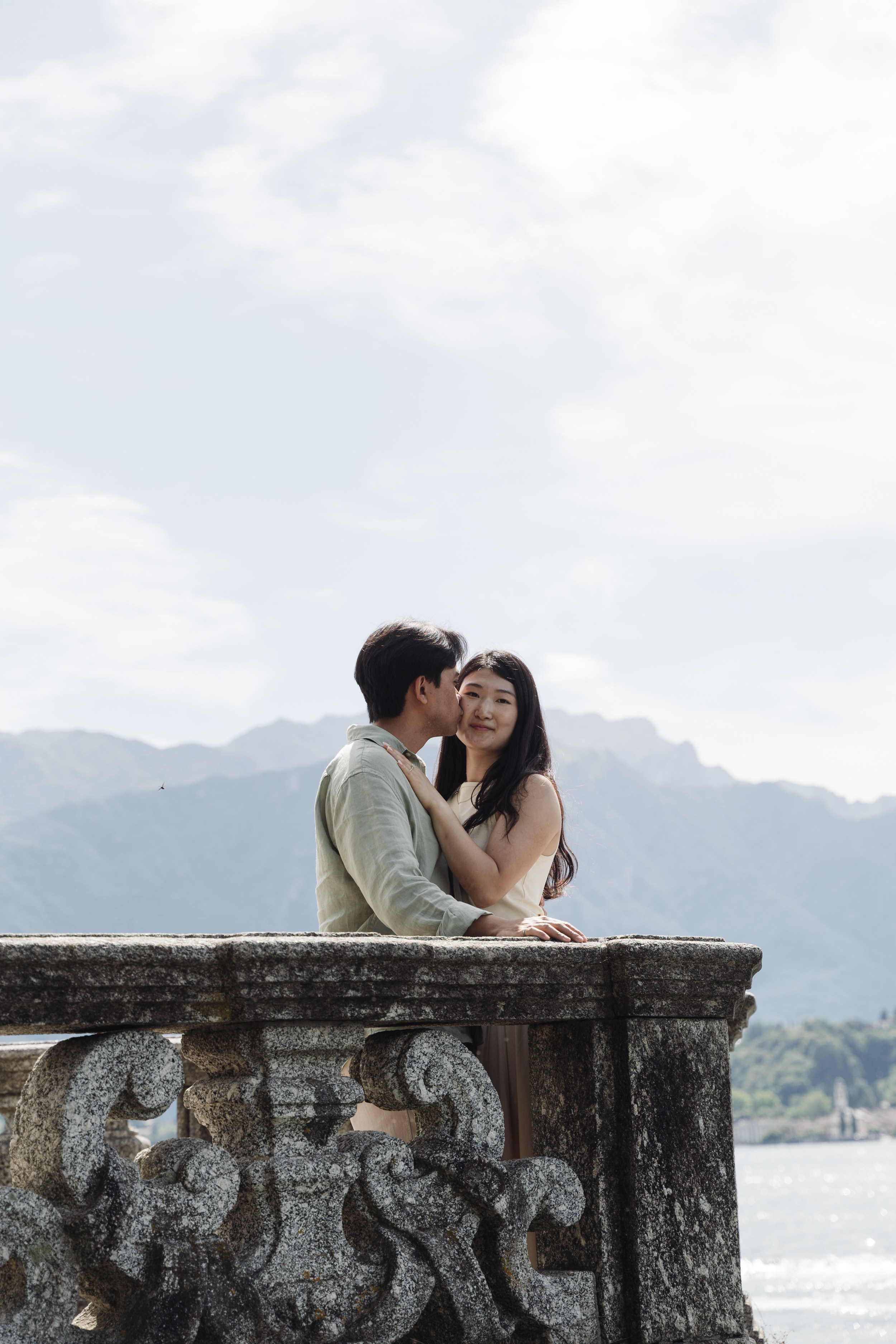 Tremezzo Sunrise Proposal. Lake Como Proposal Photographer | Surprise Proposals & Engagements