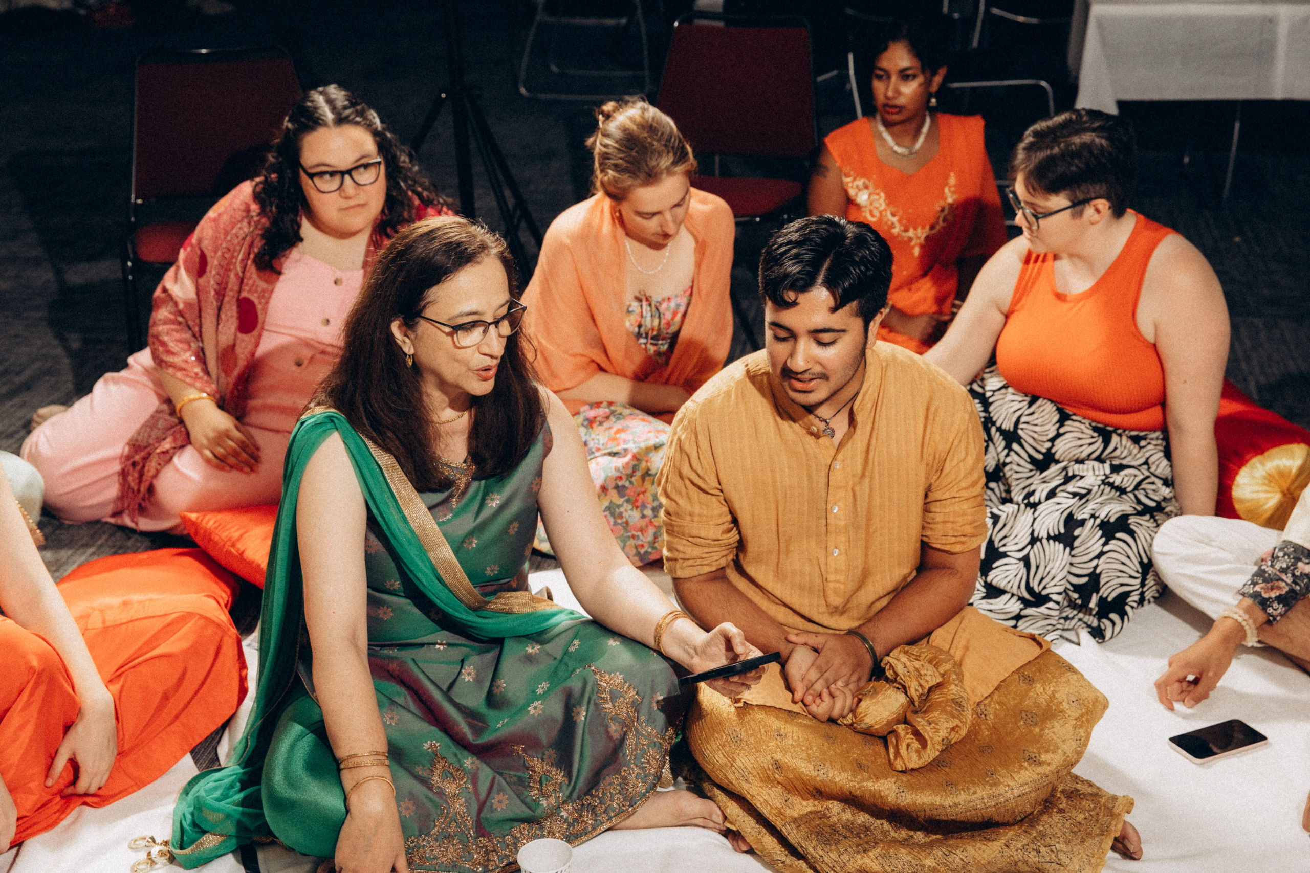 Haldi Ceremony for Two Brides | Multicultural Wedding Celebration in Boston