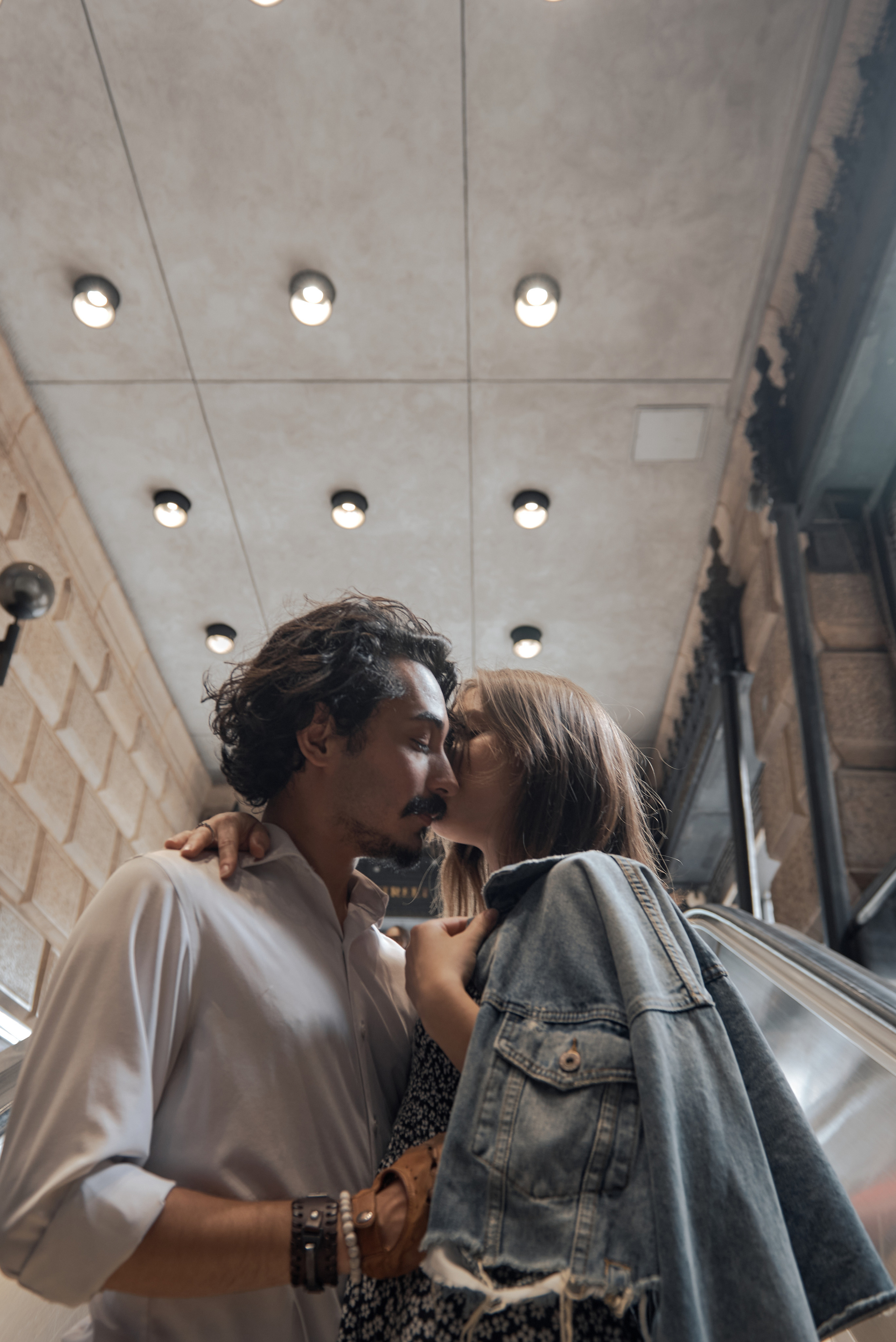 Photoshoot for Elina and Nicholas in Down Town Los Angeles. Portrait photographer Natalia Isavtseva Los Angeles LA