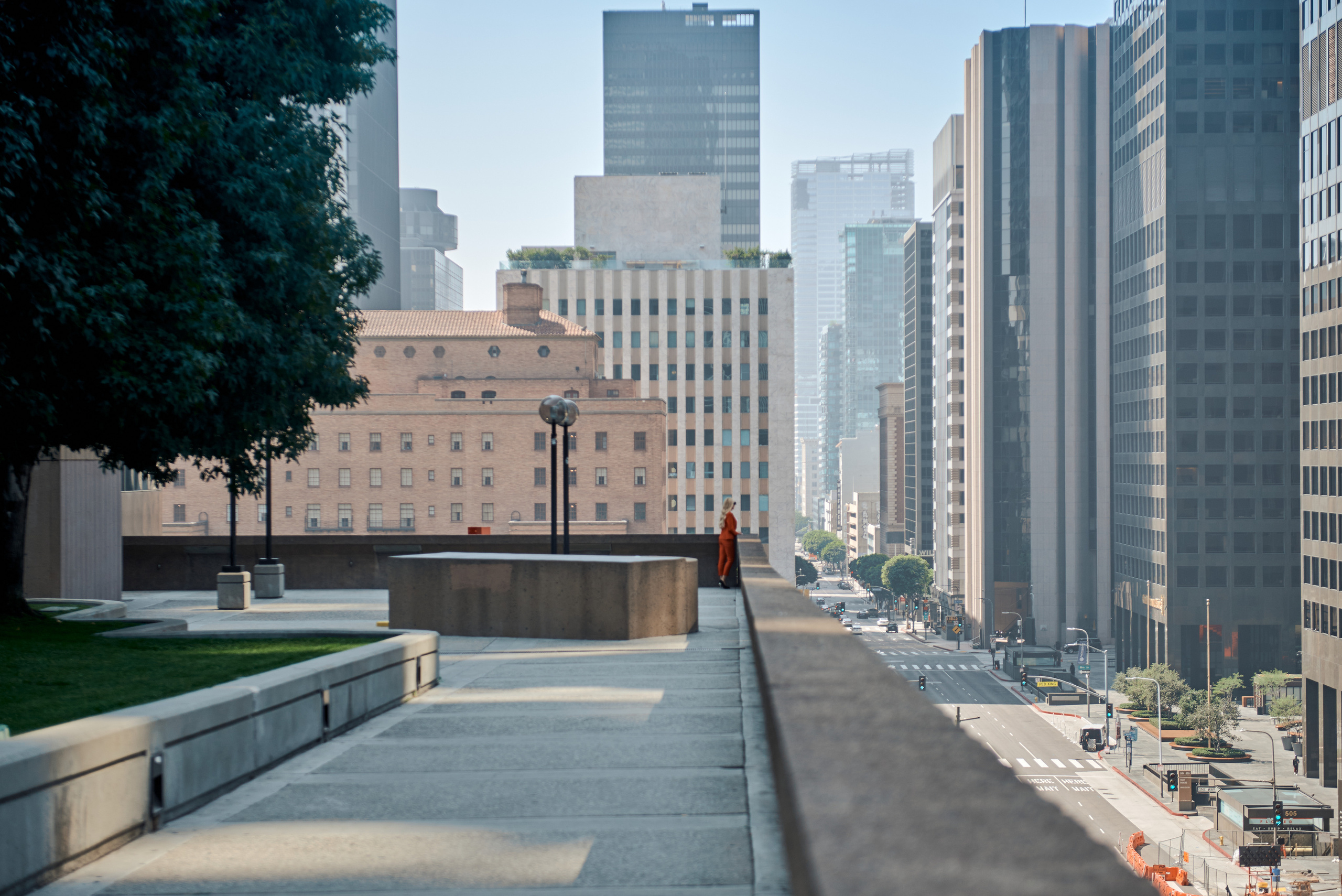 photo shoot in Down Town Los Angeles