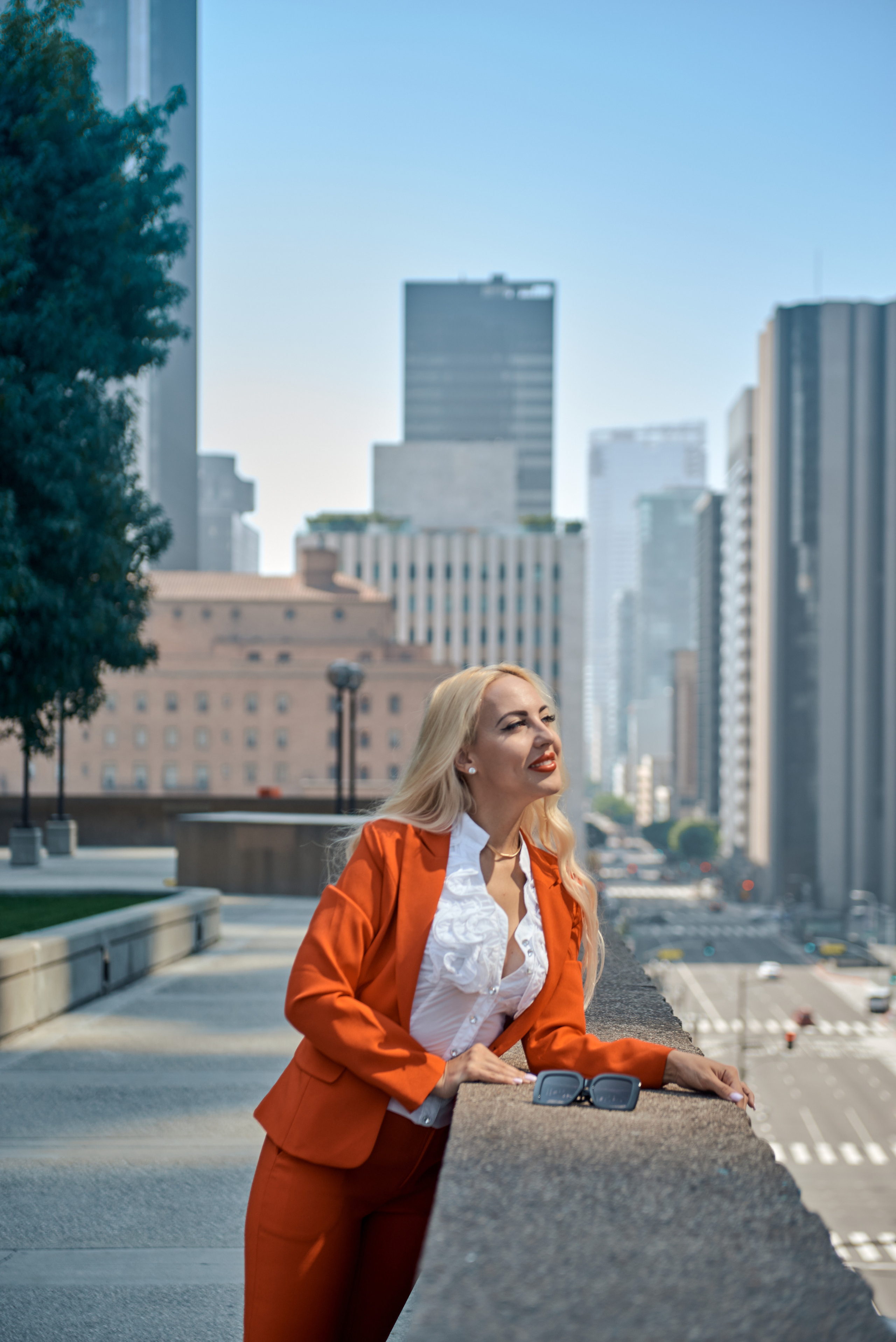 photo shoot in Down Town Los Angeles