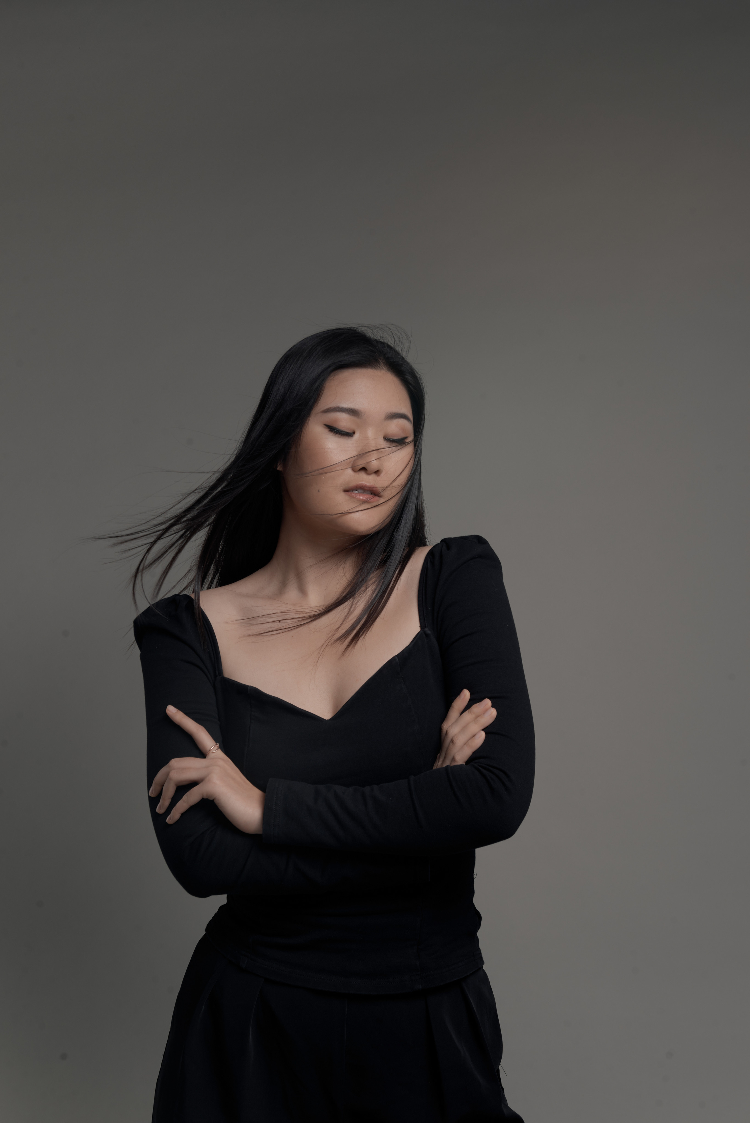 Photoshoot in a Los Angeles photo studio for Melody. Portrait photographer Natalia Isavtseva Los Angeles LA