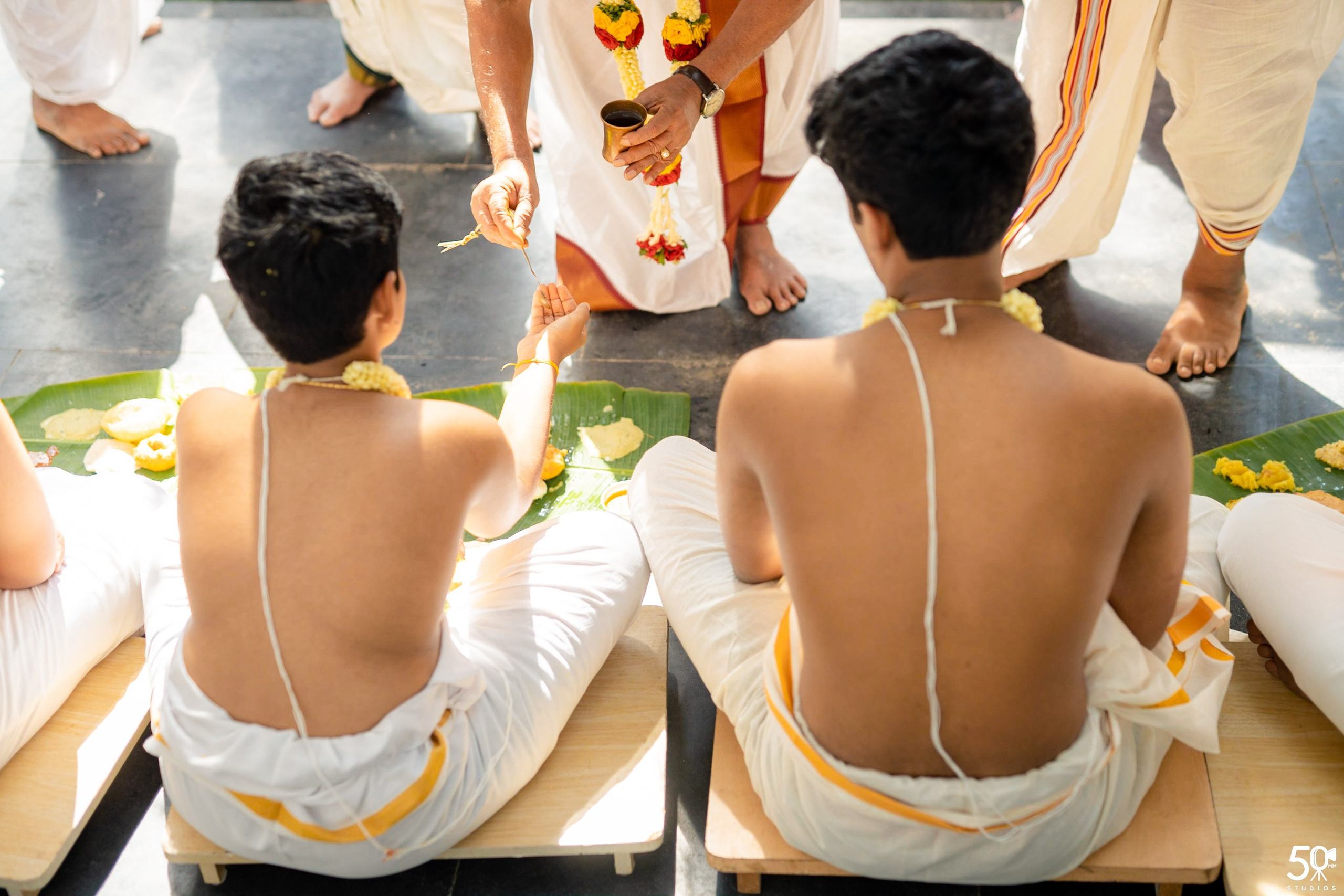 SANJAY AND SAKETH UPANAYANA. 50mm STUDIOS