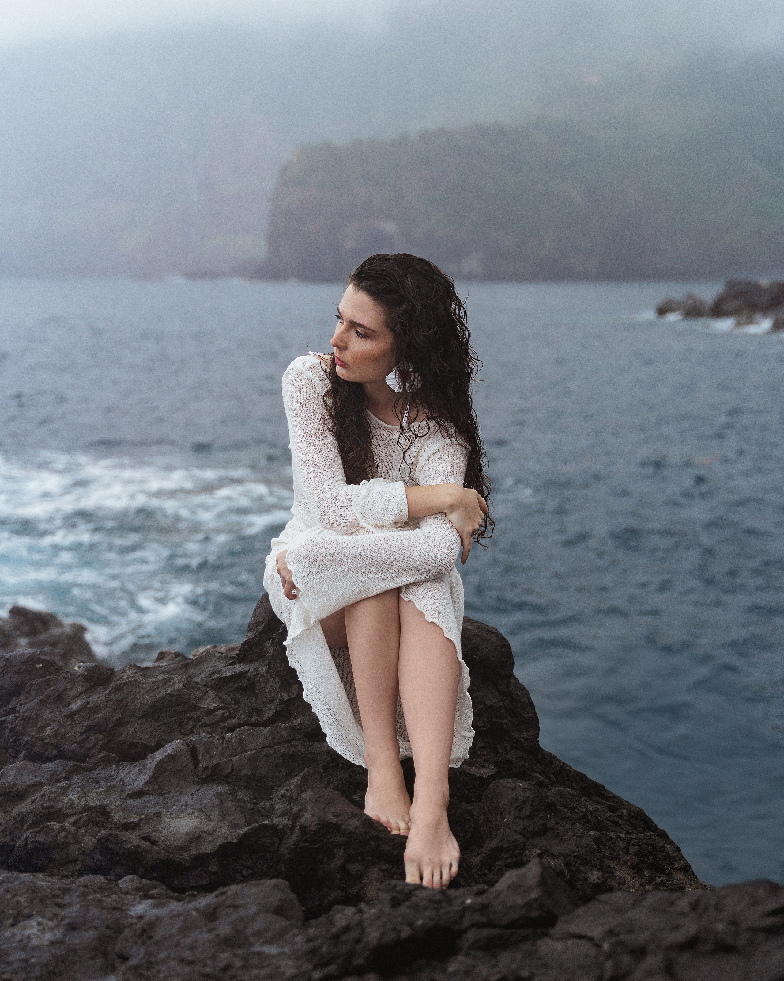 Misty Beach Portraits with Anita at Seixal | Madeira Photographer. Your photographer in Madeira