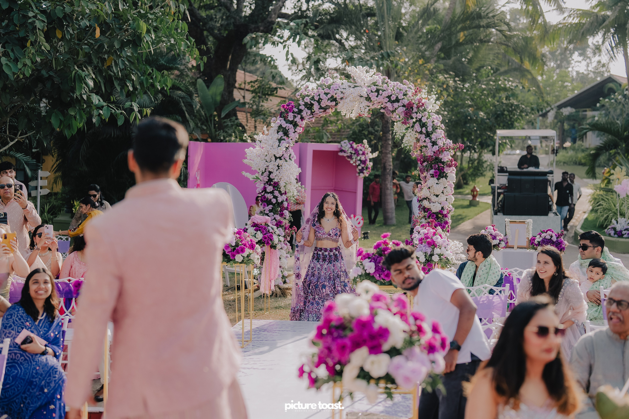 Varamala Ft. Barbie & Aneesh. Fine art Wedding Photographers in India & Canada