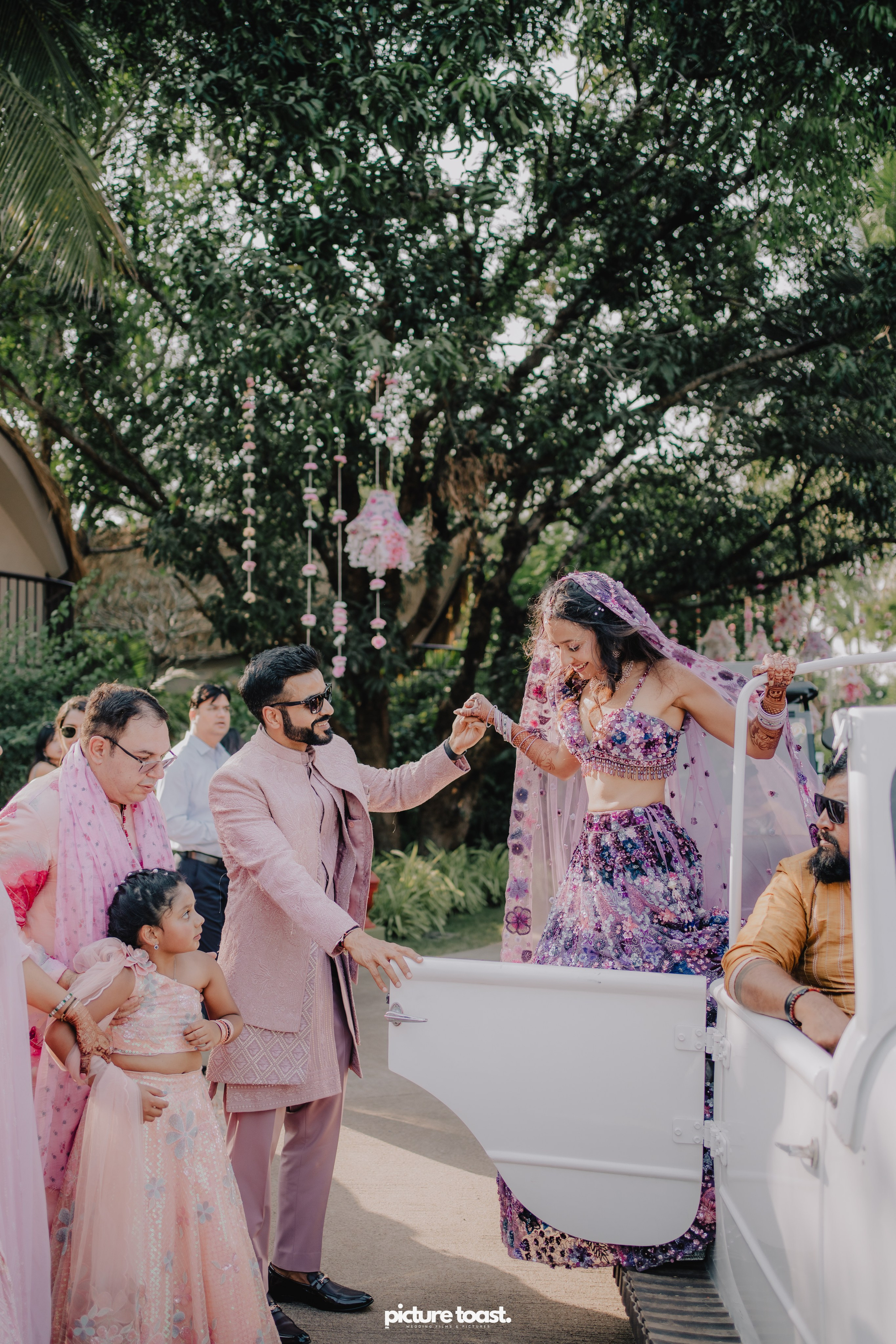 Varamala Ft. Barbie & Aneesh. Fine art Wedding Photographers in India & Canada