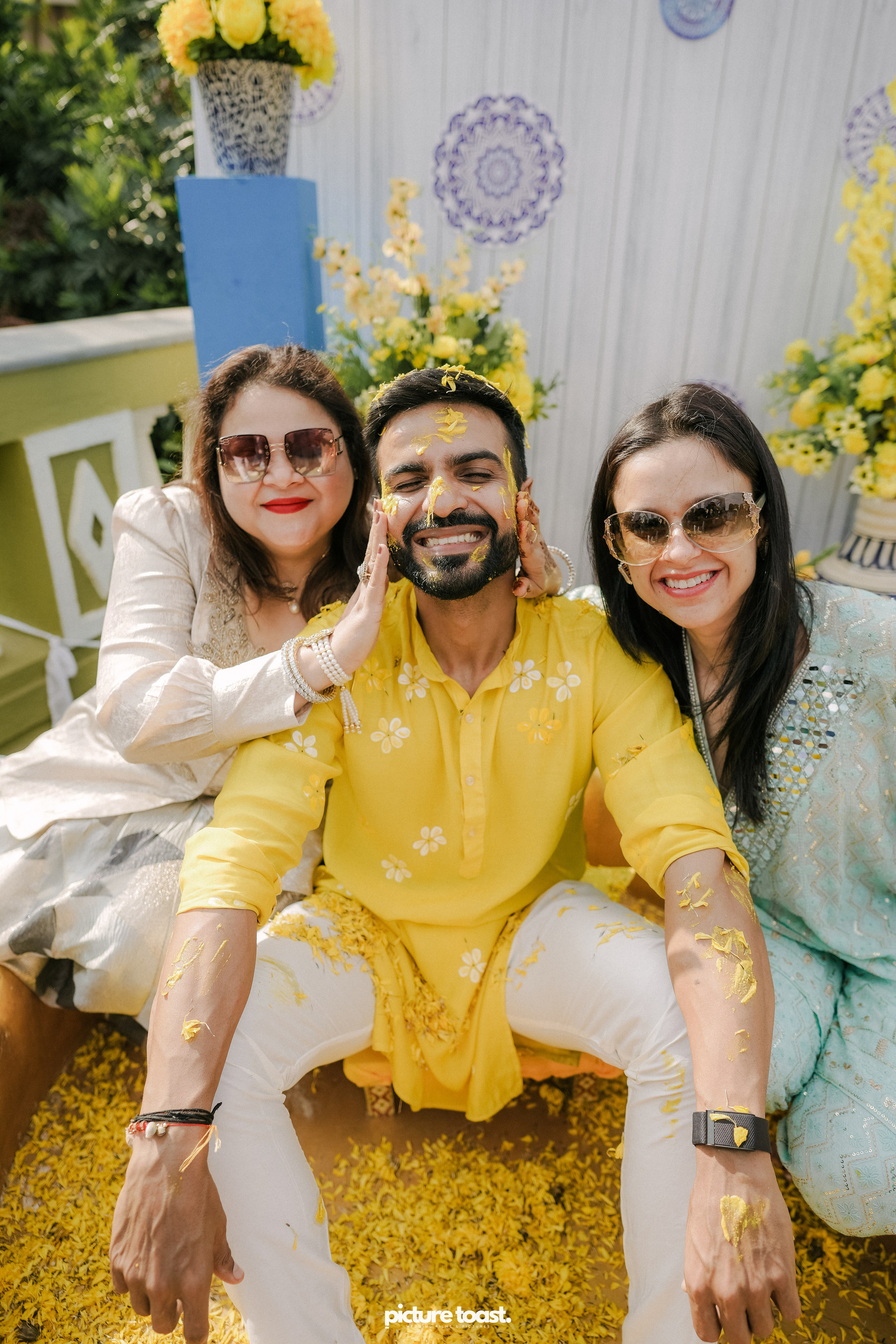 Haldi Hues Ft. Baebie & Goyal. Fine art Wedding Photographers in India & Canada