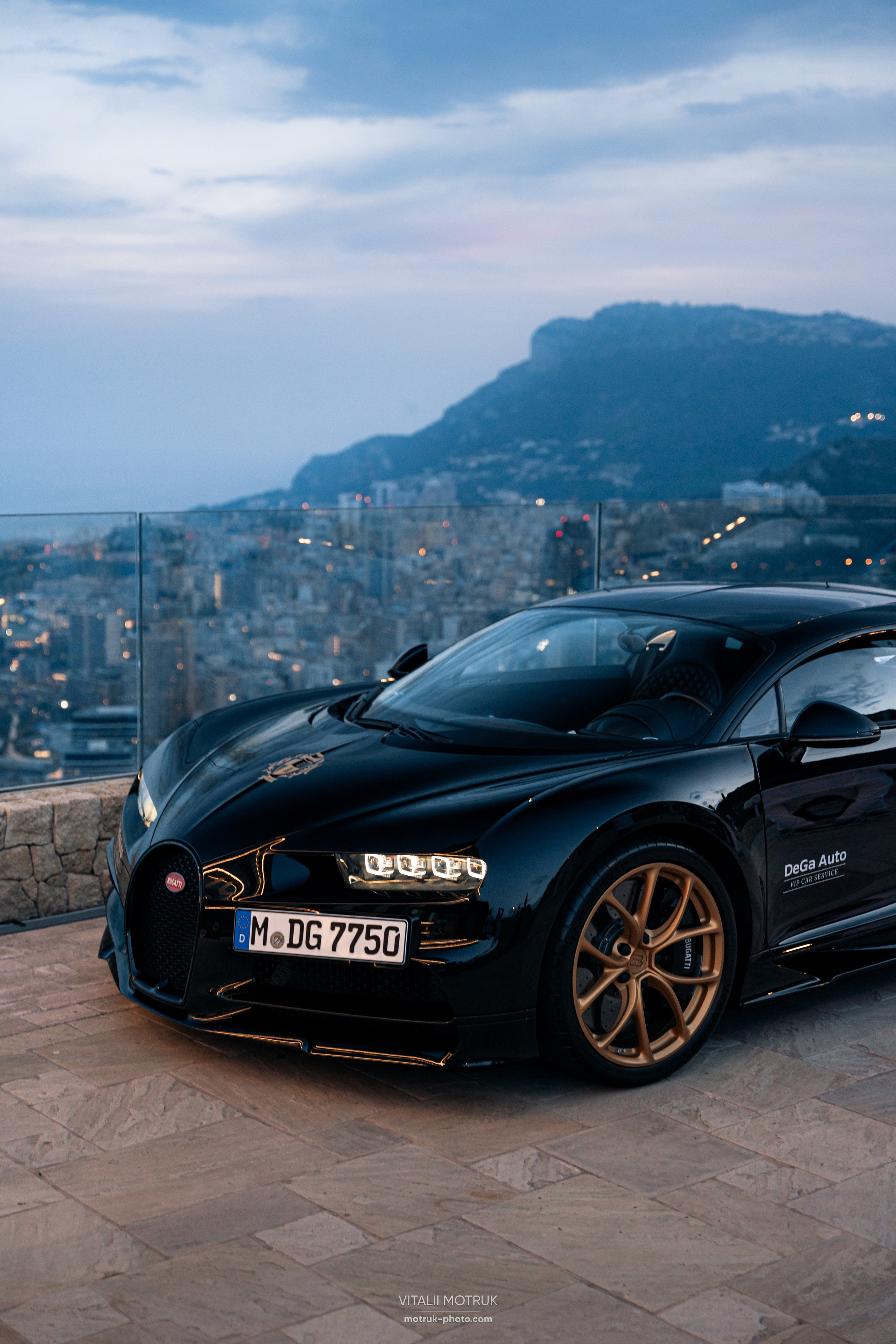 Bugatti Chiron. Photographe de voitures à Paris — Vitalii Motruk