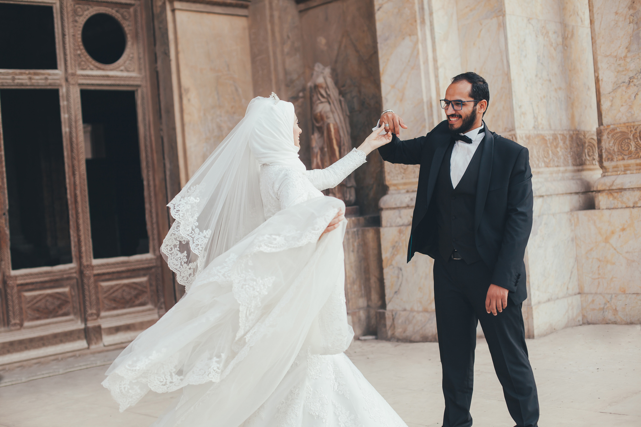 Свадебная фотопрогулка в Барон палас в Каире. Фотограф в Каире Египет Анастасия Ильина