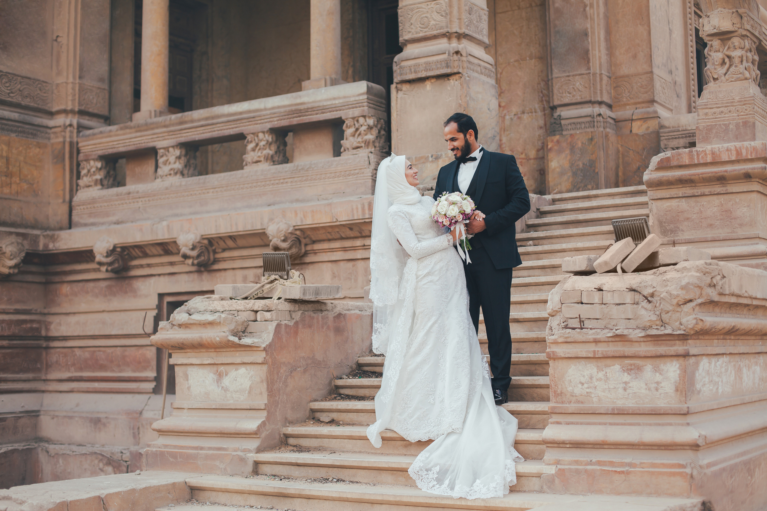 Свадебная фотопрогулка в Барон палас в Каире. Фотограф в Каире Египет Анастасия Ильина