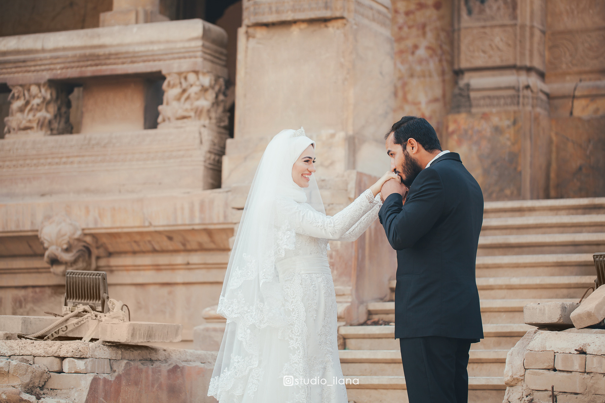 Свадебная фотопрогулка в Барон палас в Каире. Фотограф в Каире Египет Анастасия Ильина