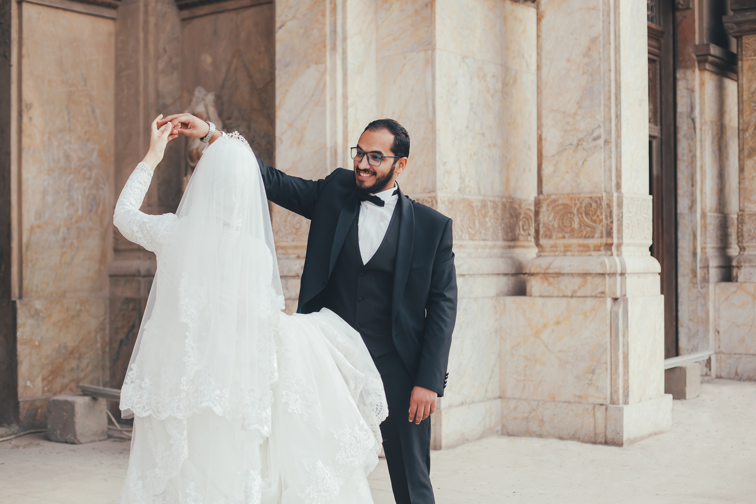 Свадебная фотопрогулка в Барон палас в Каире. Фотограф в Каире Египет Анастасия Ильина