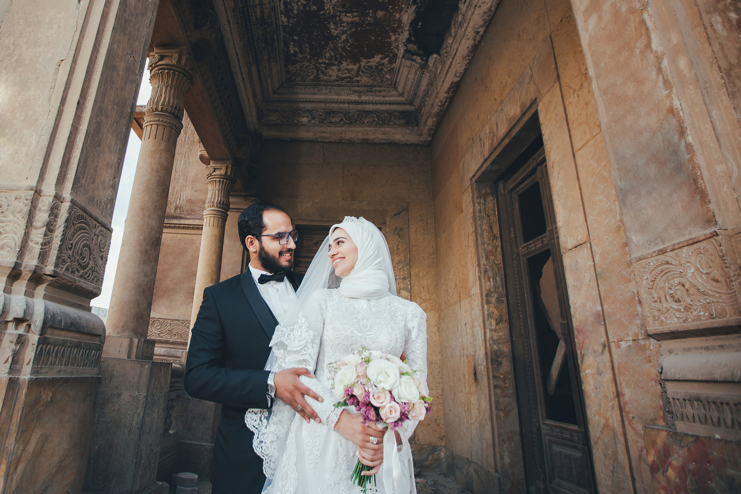 Свадебная фотопрогулка в Барон палас в Каире. Фотограф в Каире Египет Анастасия Ильина