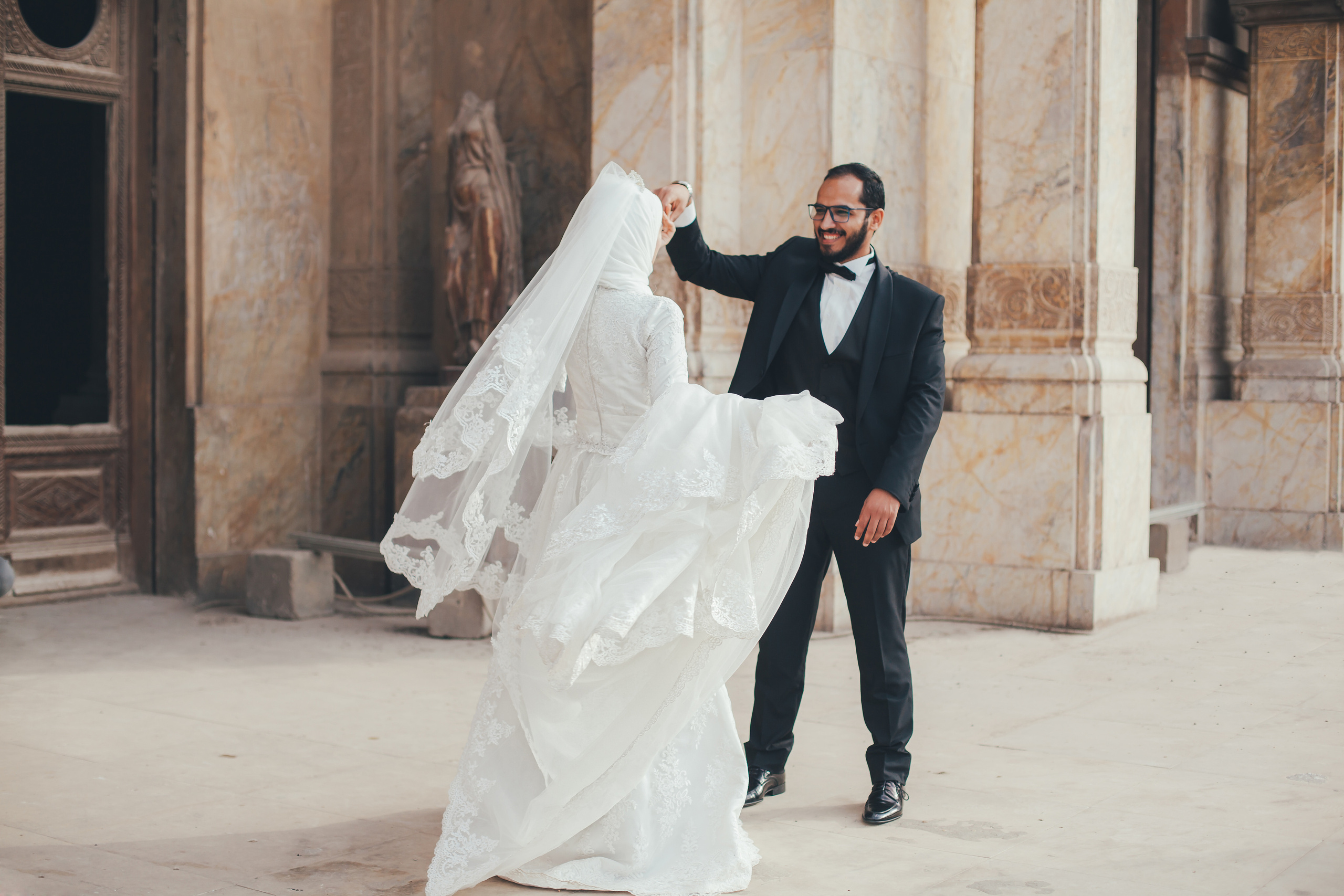 Свадебная фотопрогулка в Барон палас в Каире. Фотограф в Каире Египет Анастасия Ильина