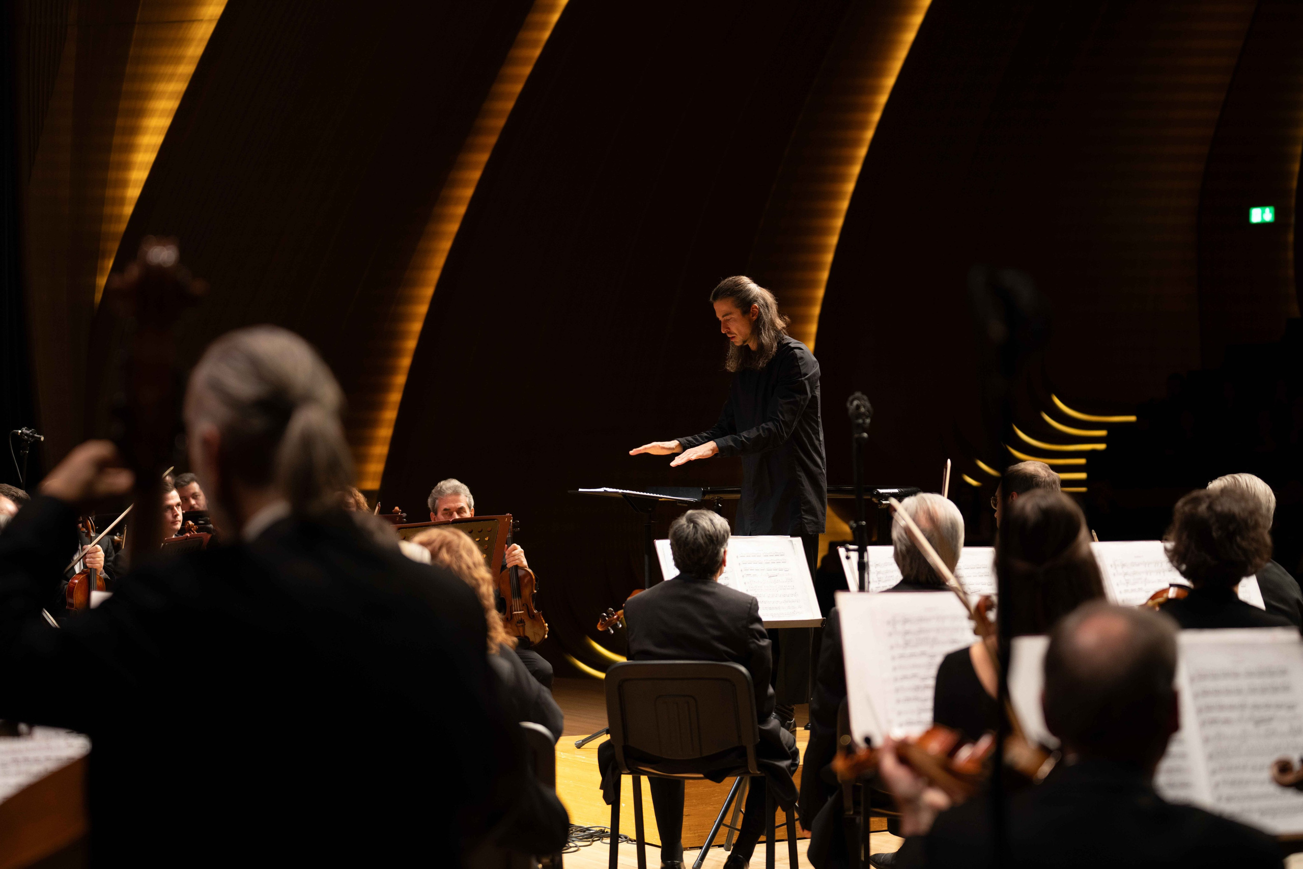 The Tchaikovsky Academic Grand Symphony Orchestra in Baku. Wedding&Event photographer Ismail Rzayev in Baku