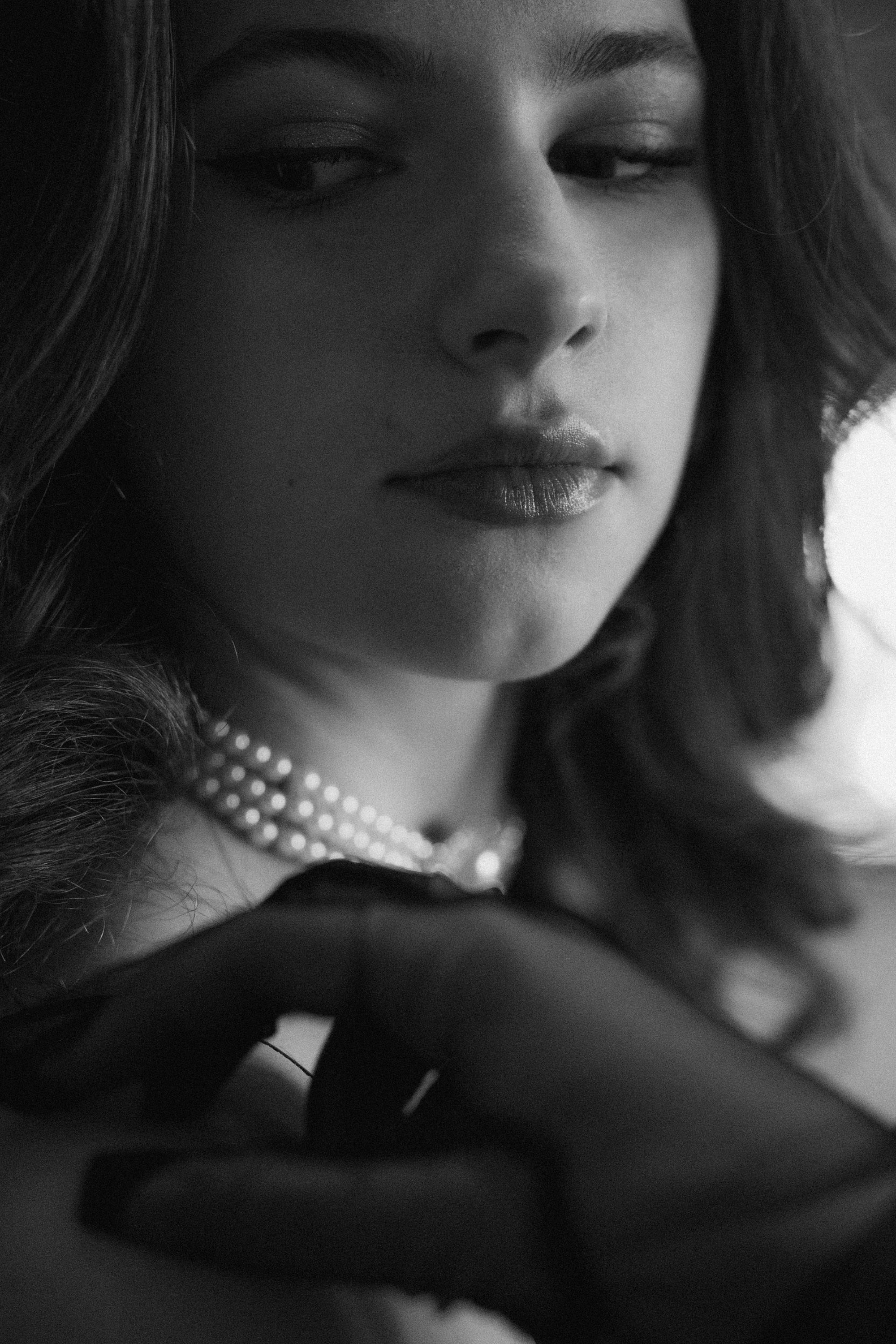 Photo shoot in noir style. Portrait and wedding photographer in New York