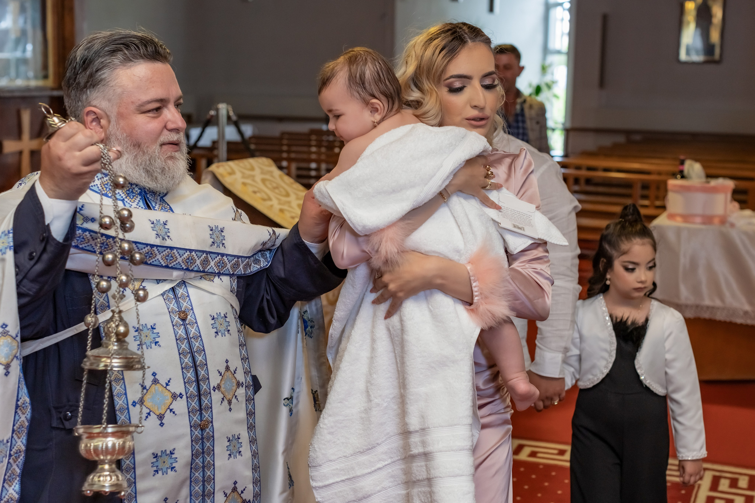 Haziran’s Christening. Family and chids Photographer in Ireland, Dublin